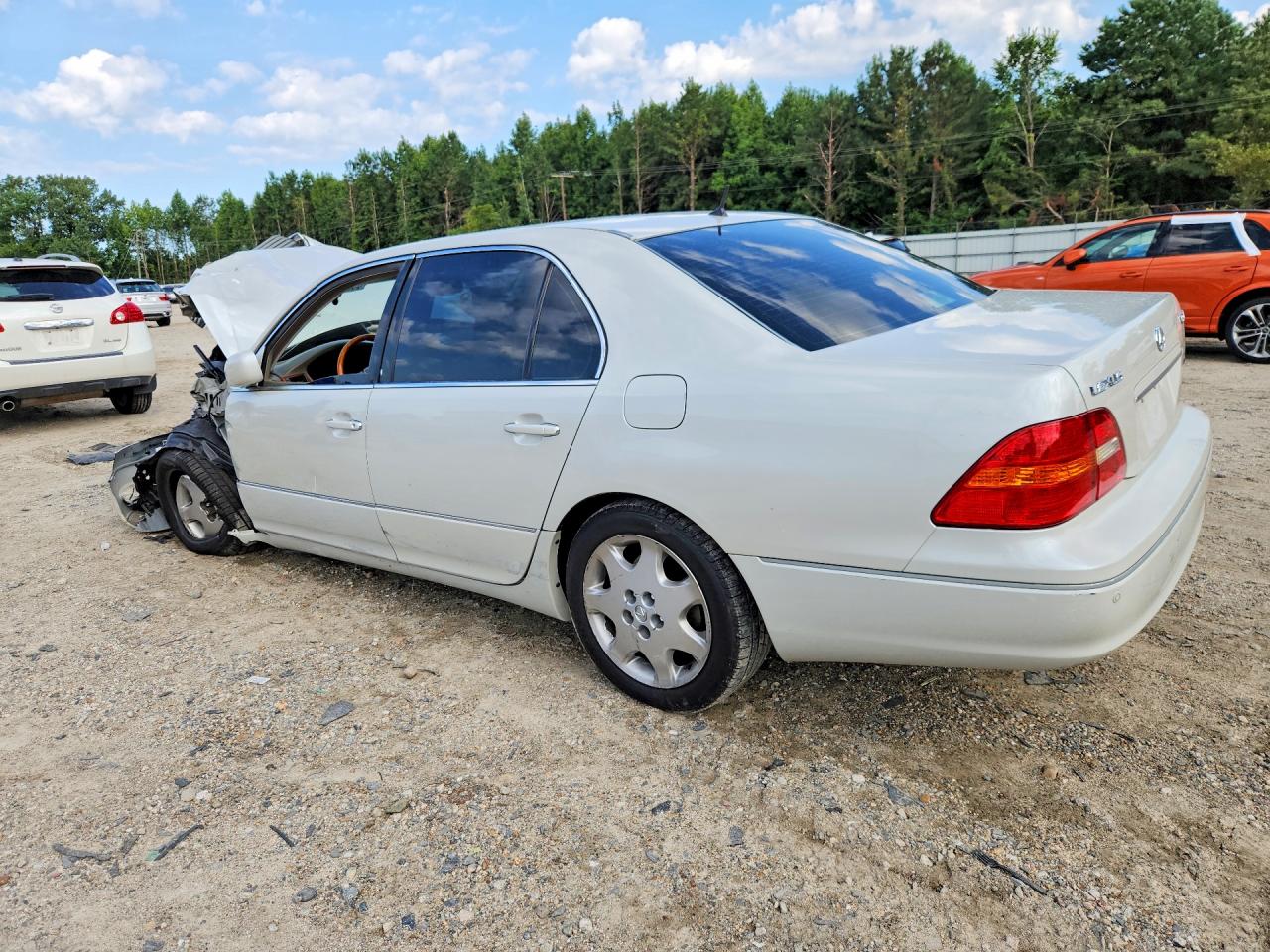 2003 Lexus Ls 430 White vin: JTHBN30F730099581