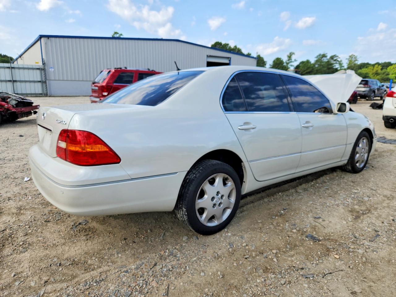 2003 Lexus Ls 430 White vin: JTHBN30F730099581