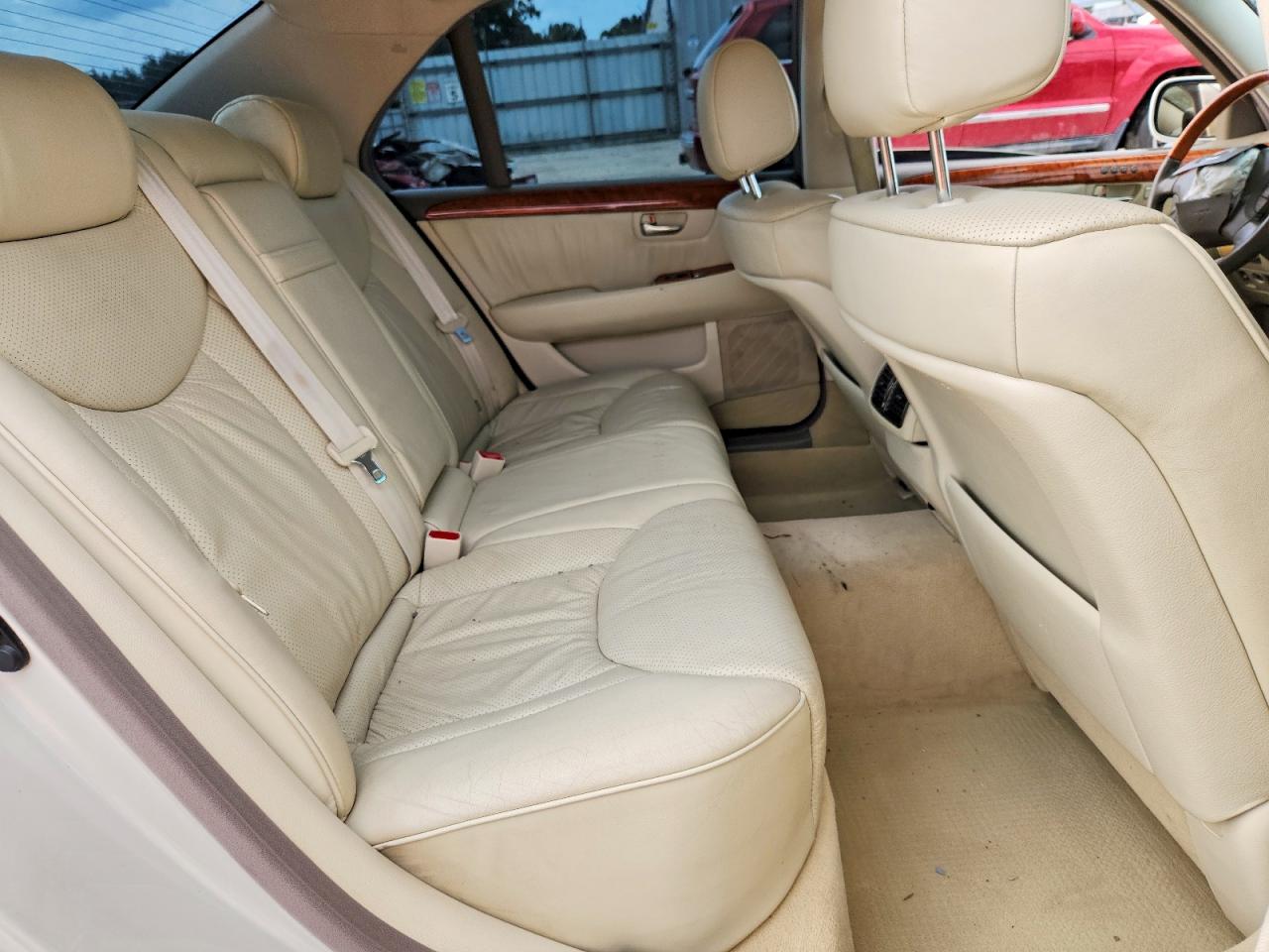 2003 Lexus Ls 430 White vin: JTHBN30F730099581