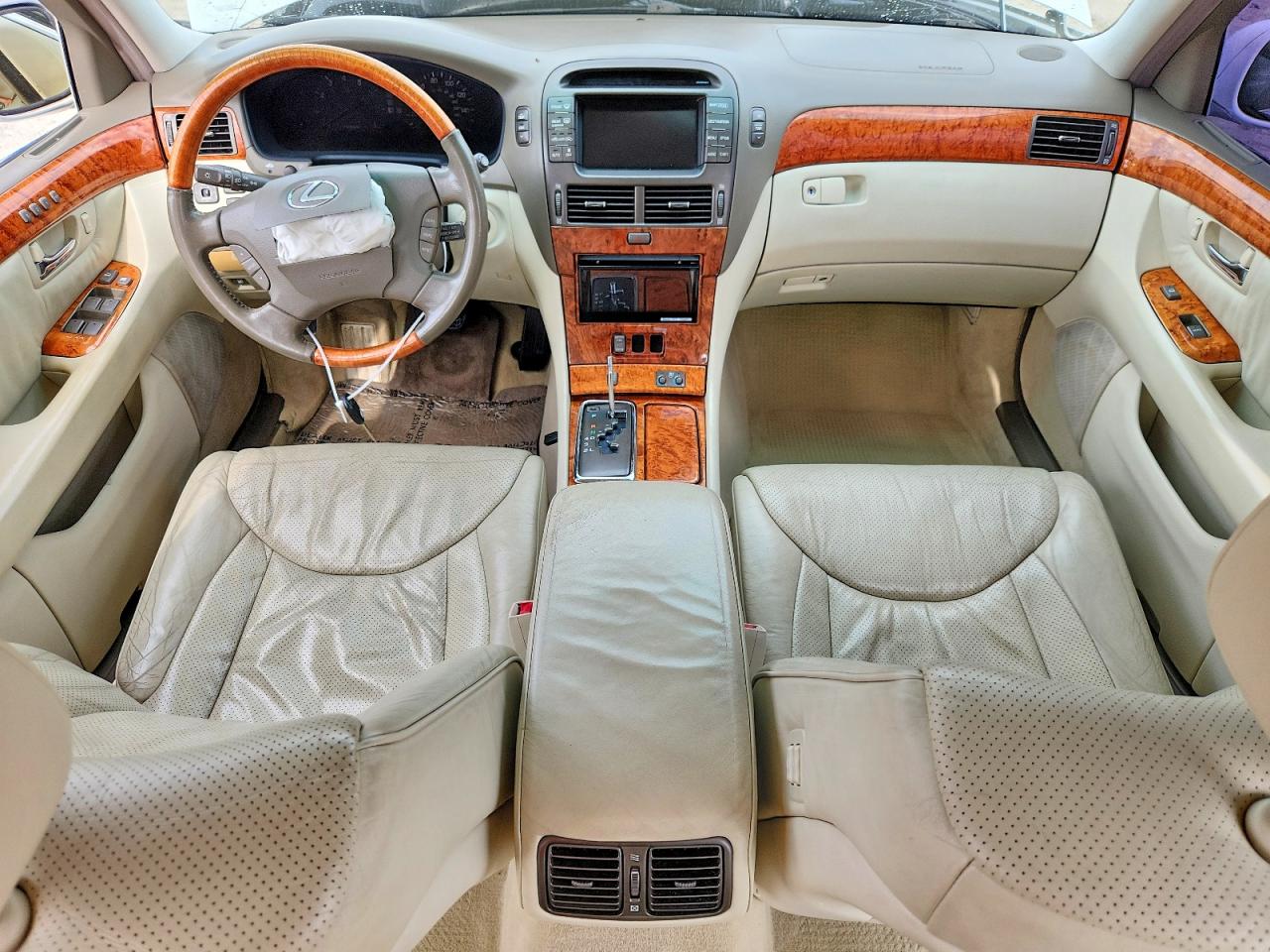 2003 Lexus Ls 430 White vin: JTHBN30F730099581