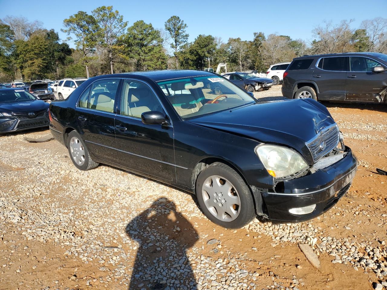2003 Lexus Ls 430 Black vin: JTHBN30F730106819