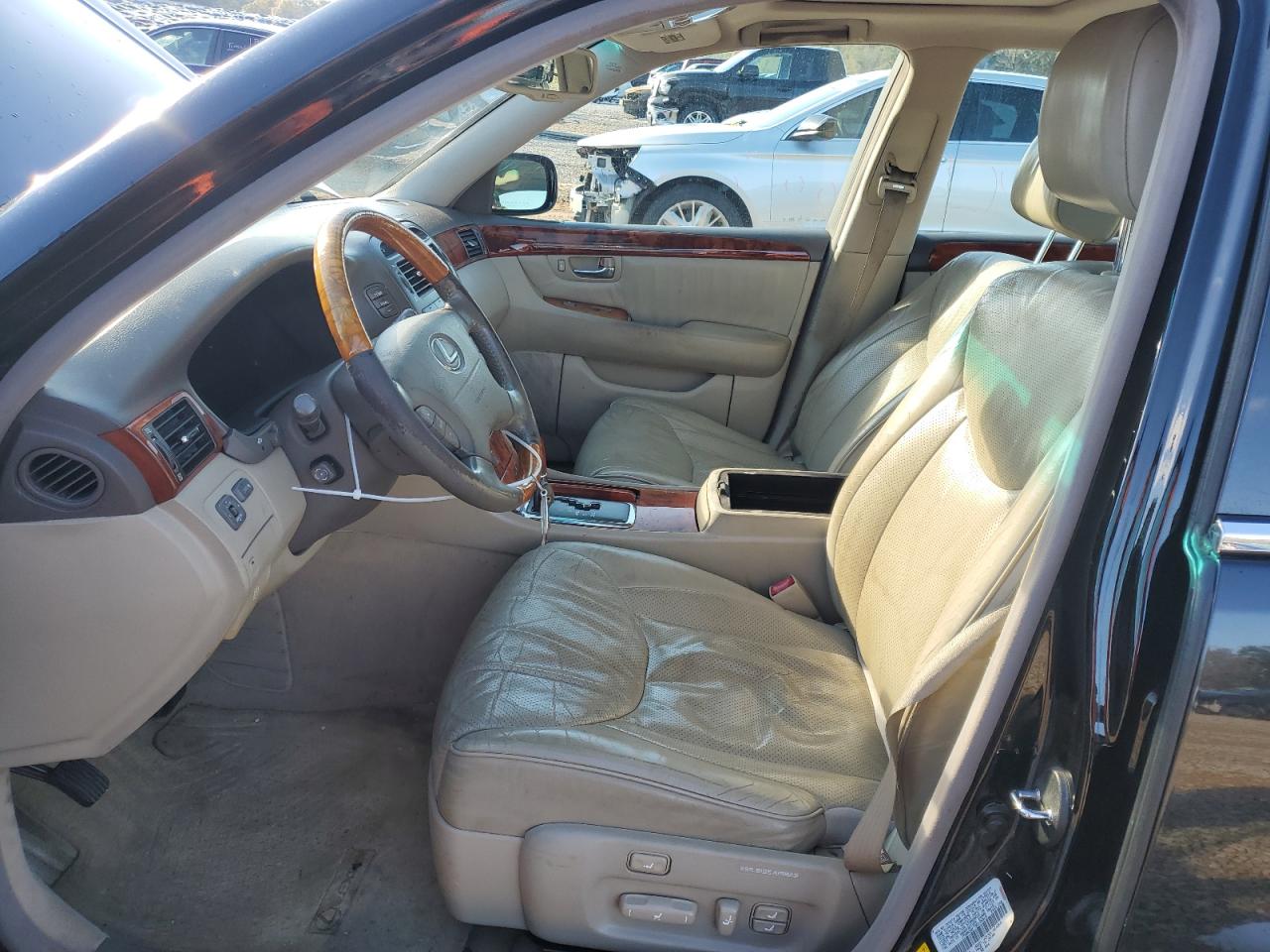 2003 Lexus Ls 430 Black vin: JTHBN30F730106819