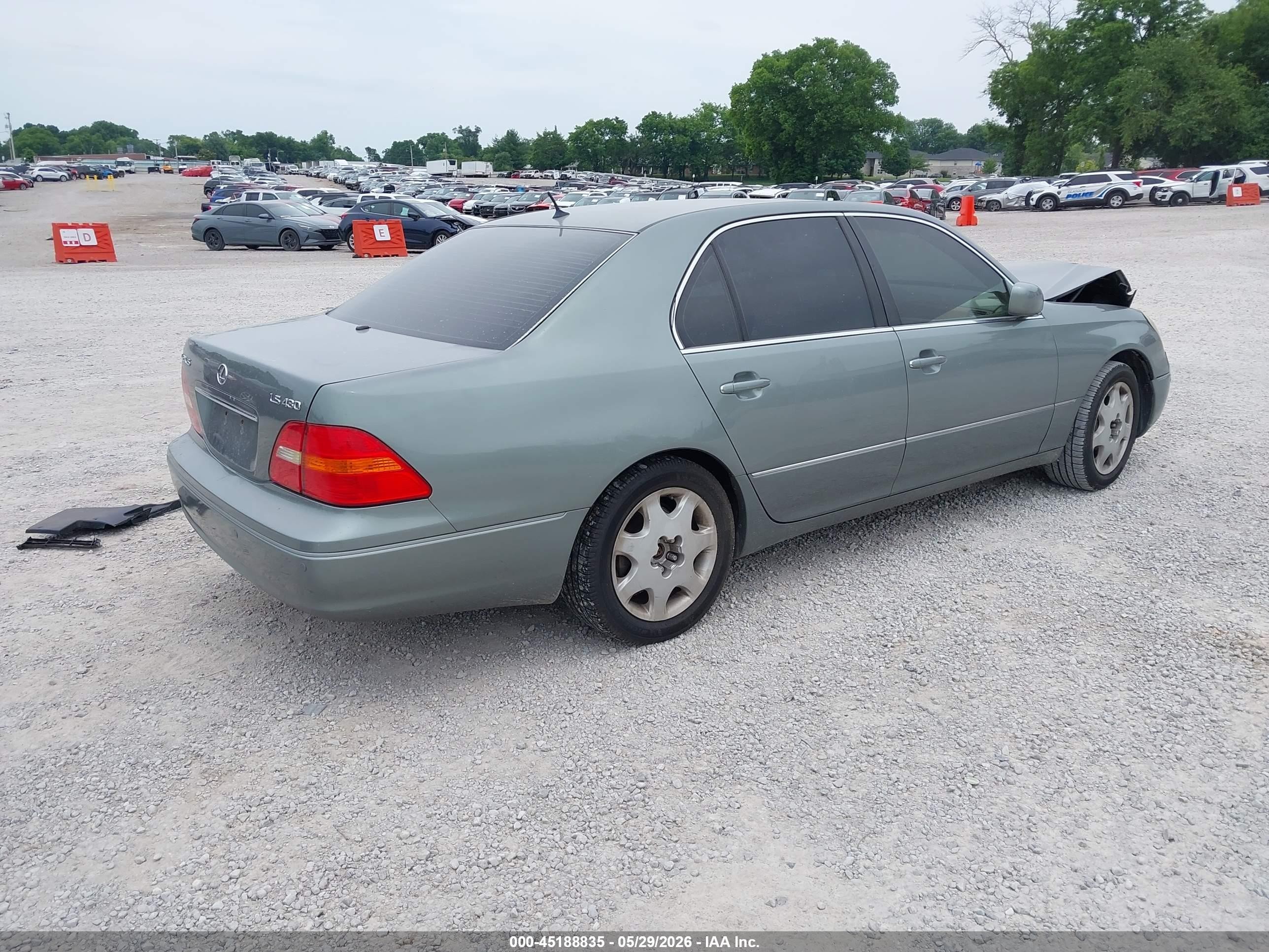 2003 Lexus Ls 430   Teal vin: JTHBN30F730112197