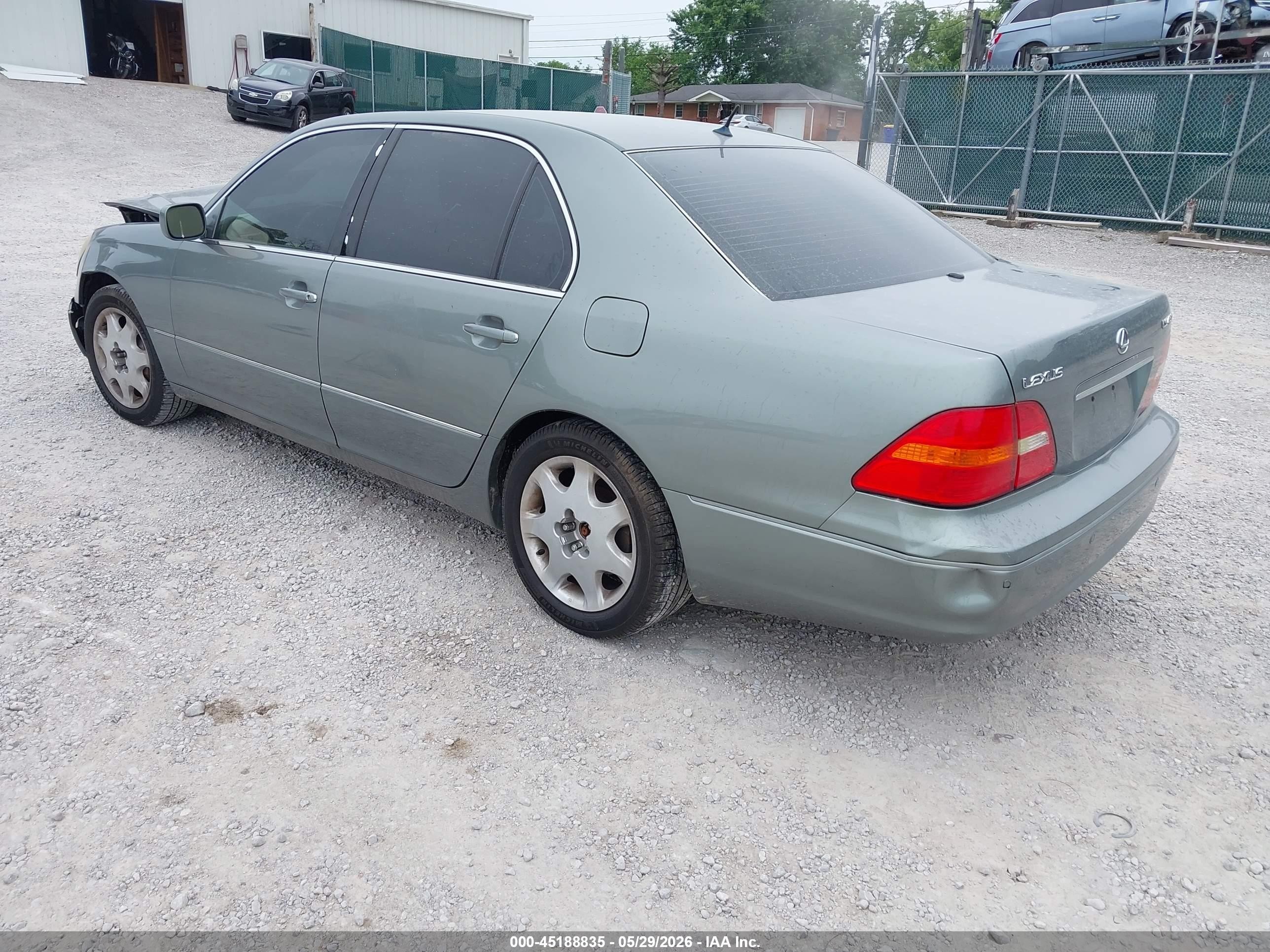 2003 Lexus Ls 430   Teal vin: JTHBN30F730112197