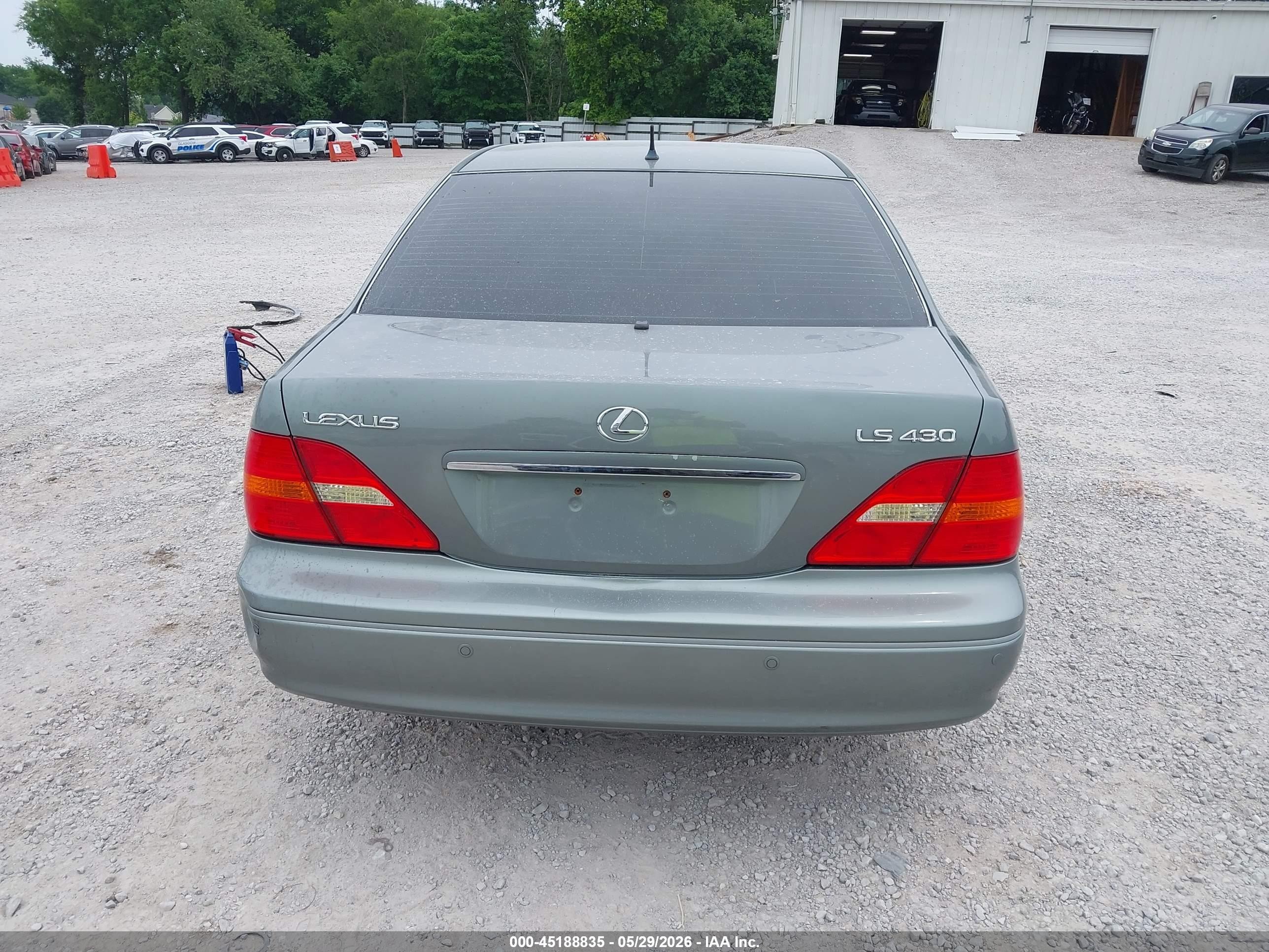 2003 Lexus Ls 430   Teal vin: JTHBN30F730112197