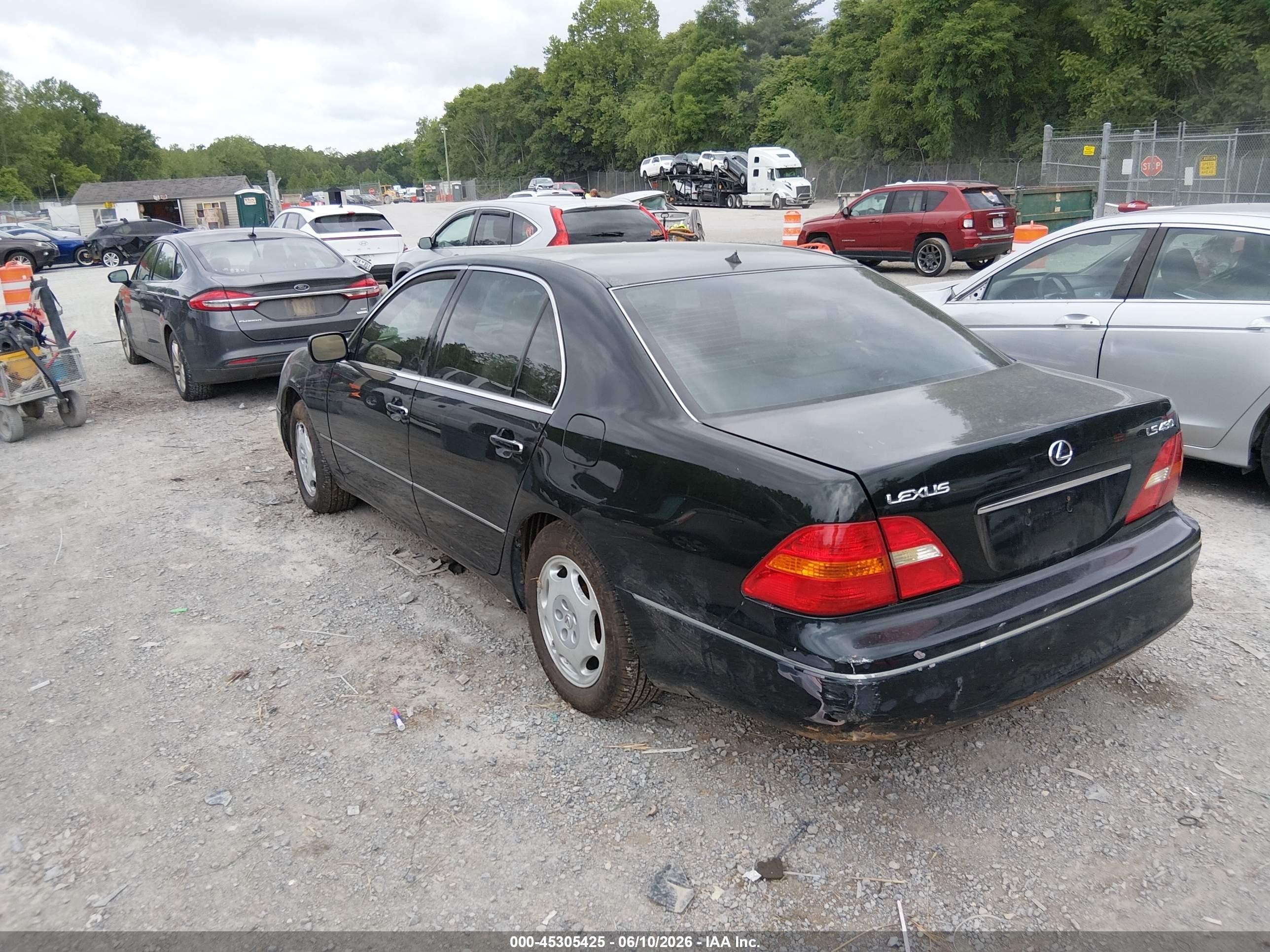 2001 Lexus Ls 430   Black vin: JTHBN30F810015944