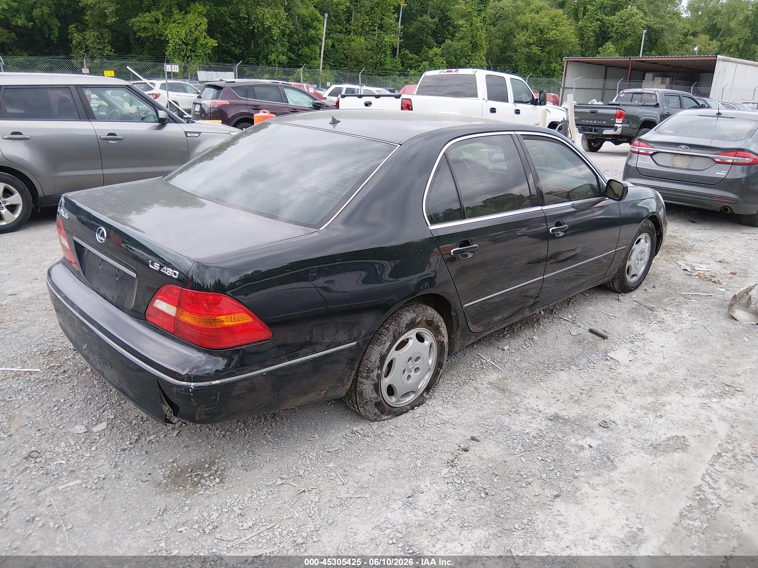 2001 Lexus Ls 430   Black vin: JTHBN30F810015944