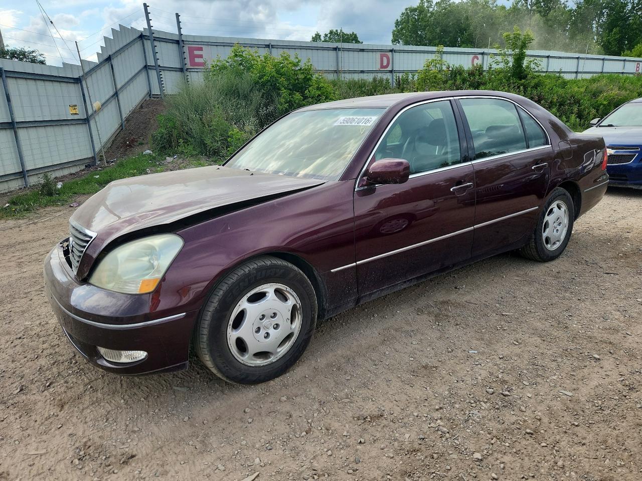 2001 Lexus Ls 430 Purple vin: JTHBN30F810019556