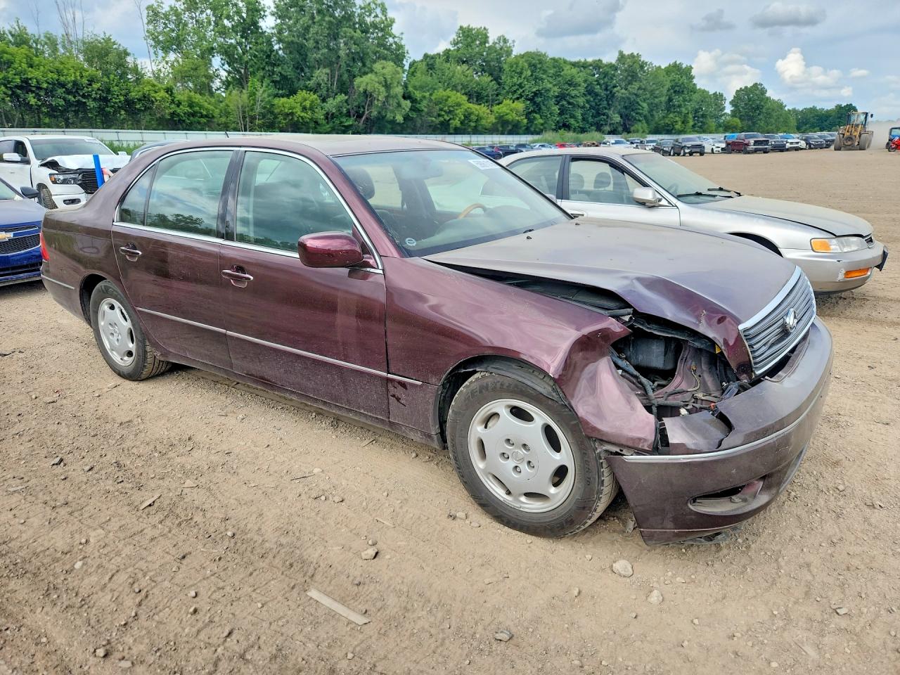 2001 Lexus Ls 430 Purple vin: JTHBN30F810019556