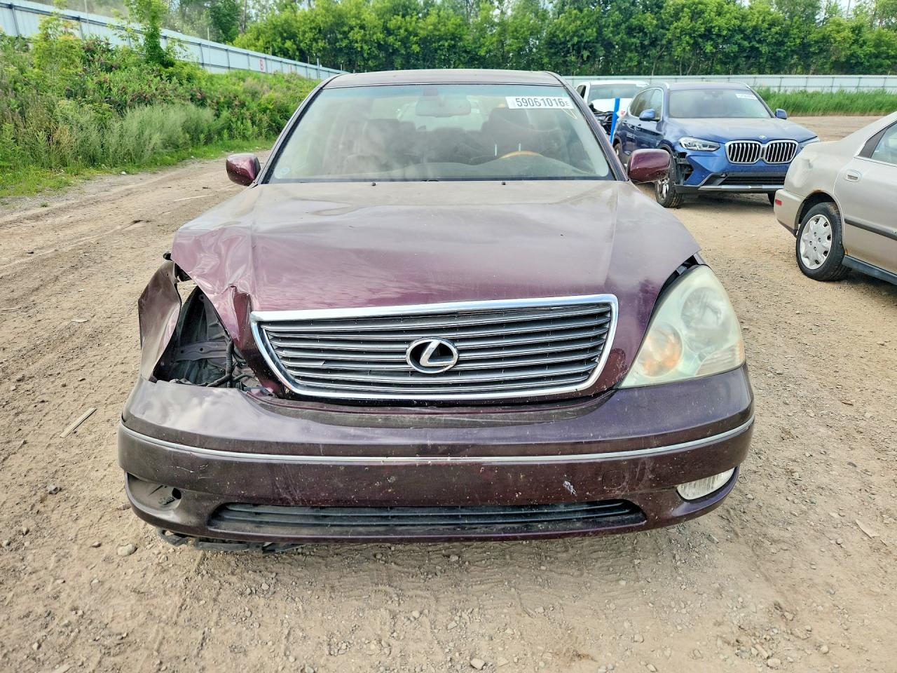 2001 Lexus Ls 430 Purple vin: JTHBN30F810019556