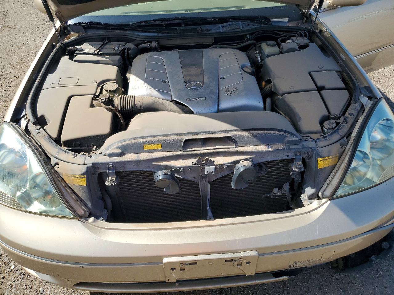 2001 Lexus Ls 430 Gold vin: JTHBN30F810032999