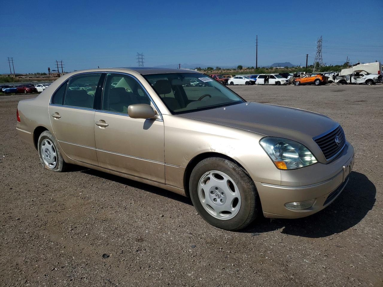 2001 Lexus Ls 430 Gold vin: JTHBN30F810032999
