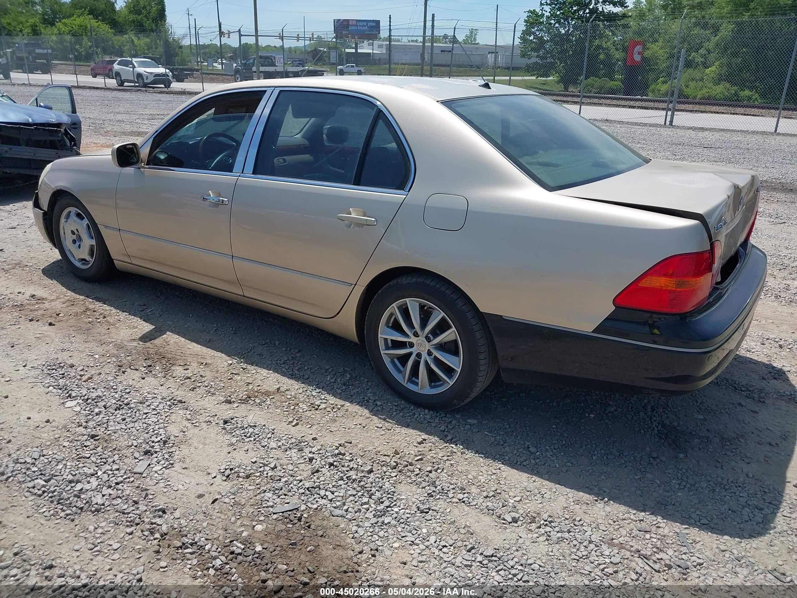 2002 Lexus Ls 430   Gold vin: JTHBN30F820056544