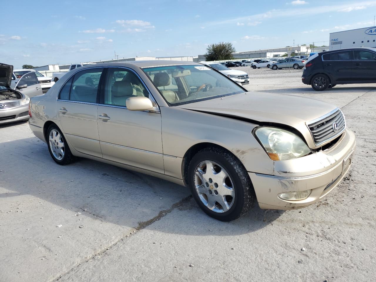 2002 Lexus Ls 430 Gold vin: JTHBN30F820062537