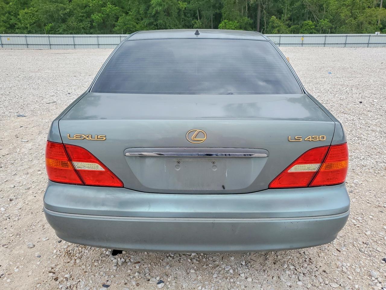 2002 Lexus Ls 430 Серый vin: JTHBN30F820068550