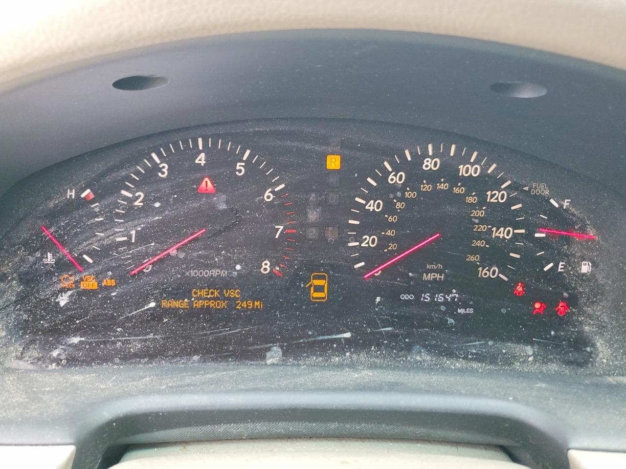 2002 Lexus Ls 430 Серый vin: JTHBN30F820068550