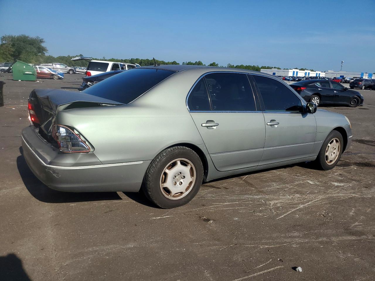 2002 Lexus Ls 430 Зеленый vin: JTHBN30F820073263