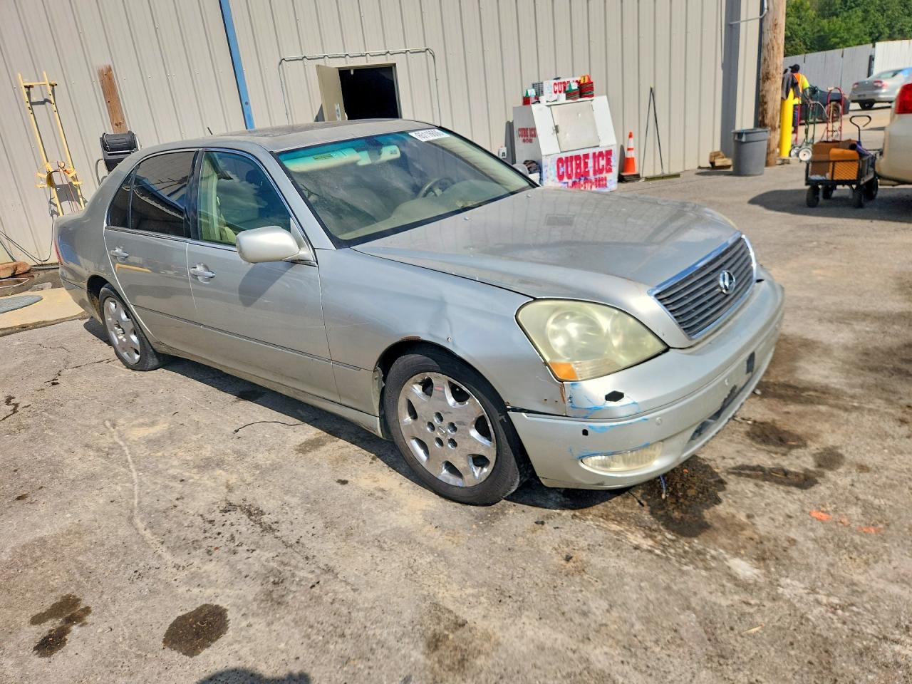 2002 Lexus Ls 430 Gray vin: JTHBN30F820086479