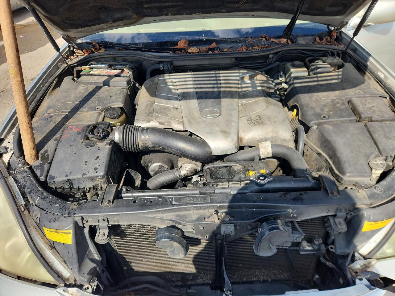 2002 Lexus Ls 430 Gray vin: JTHBN30F820086479