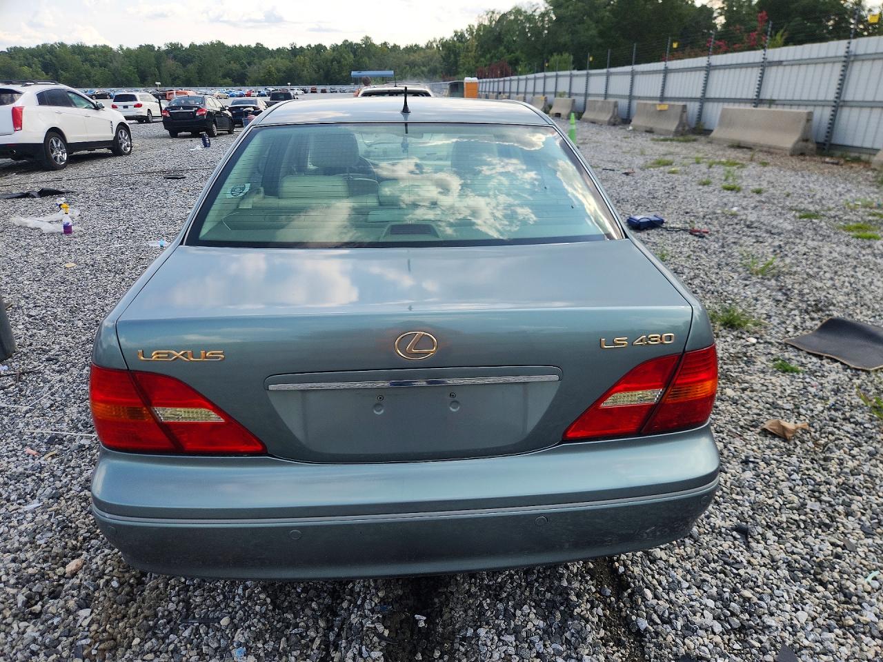 2003 Lexus Ls 430 Teal vin: JTHBN30F830113701