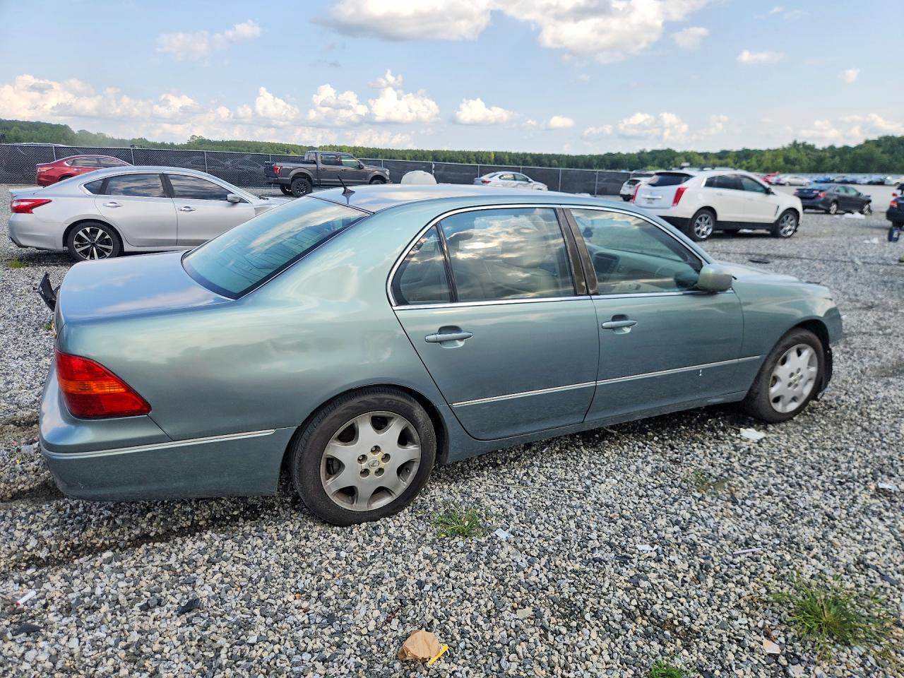 2003 Lexus Ls 430 Teal vin: JTHBN30F830113701