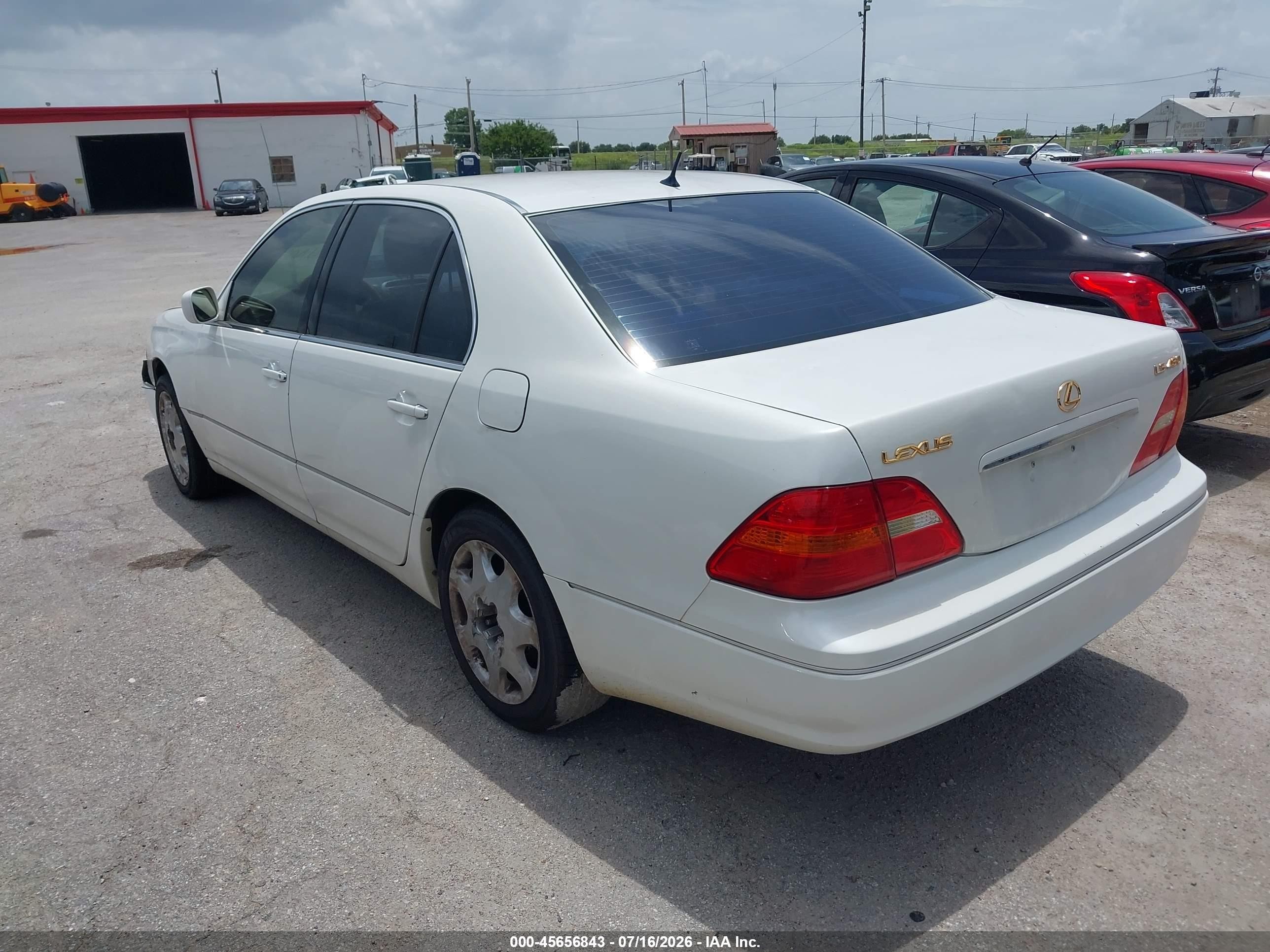 2003 Lexus Ls 430   White vin: JTHBN30F830119420
