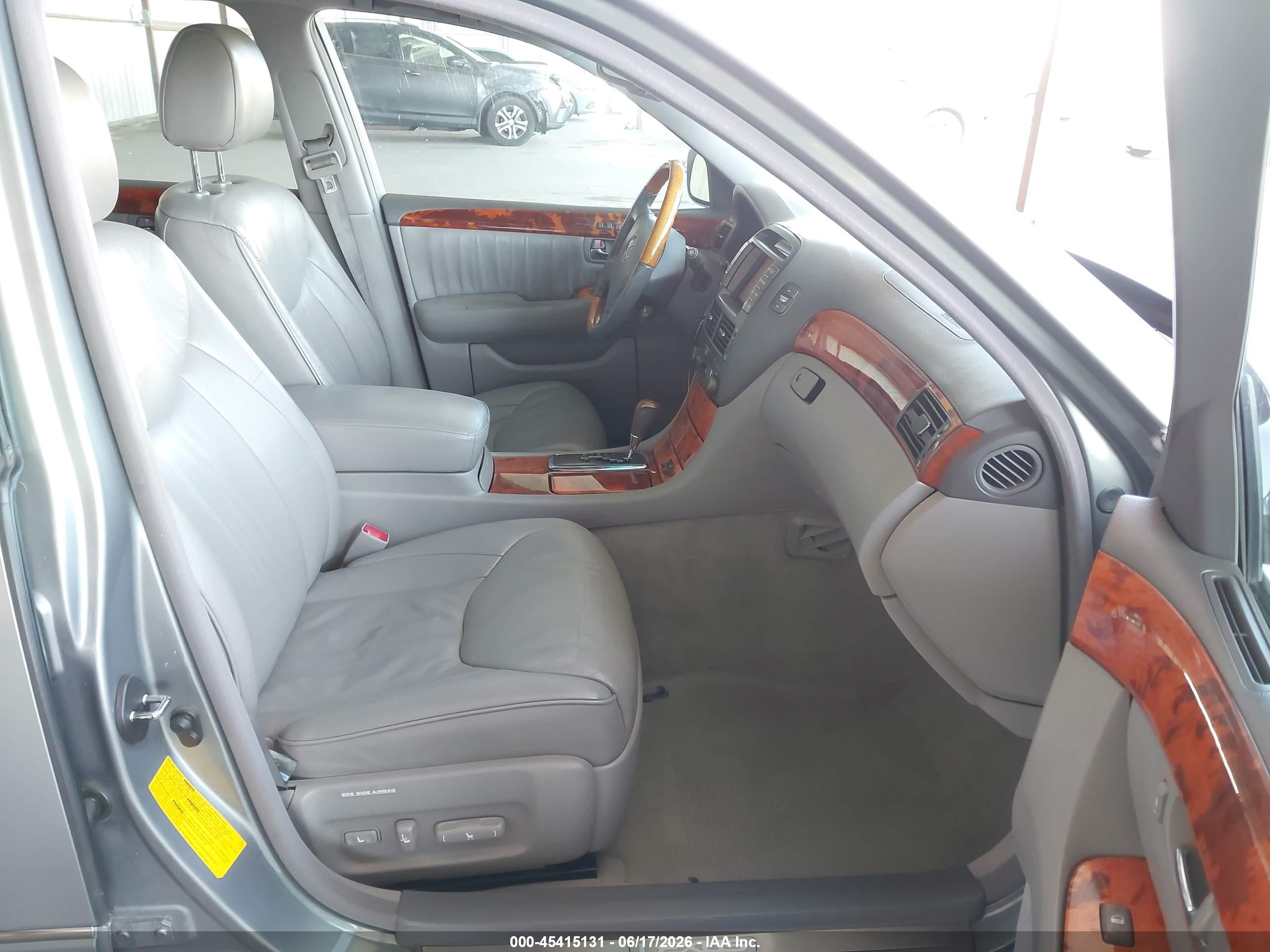 2001 Lexus Ls 430   Silver vin: JTHBN30F910003544