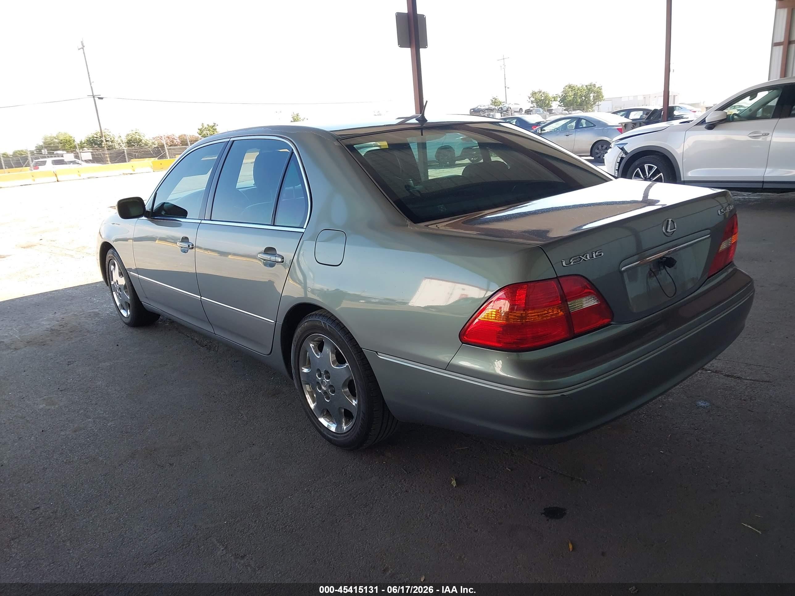 2001 Lexus Ls 430   Silver vin: JTHBN30F910003544