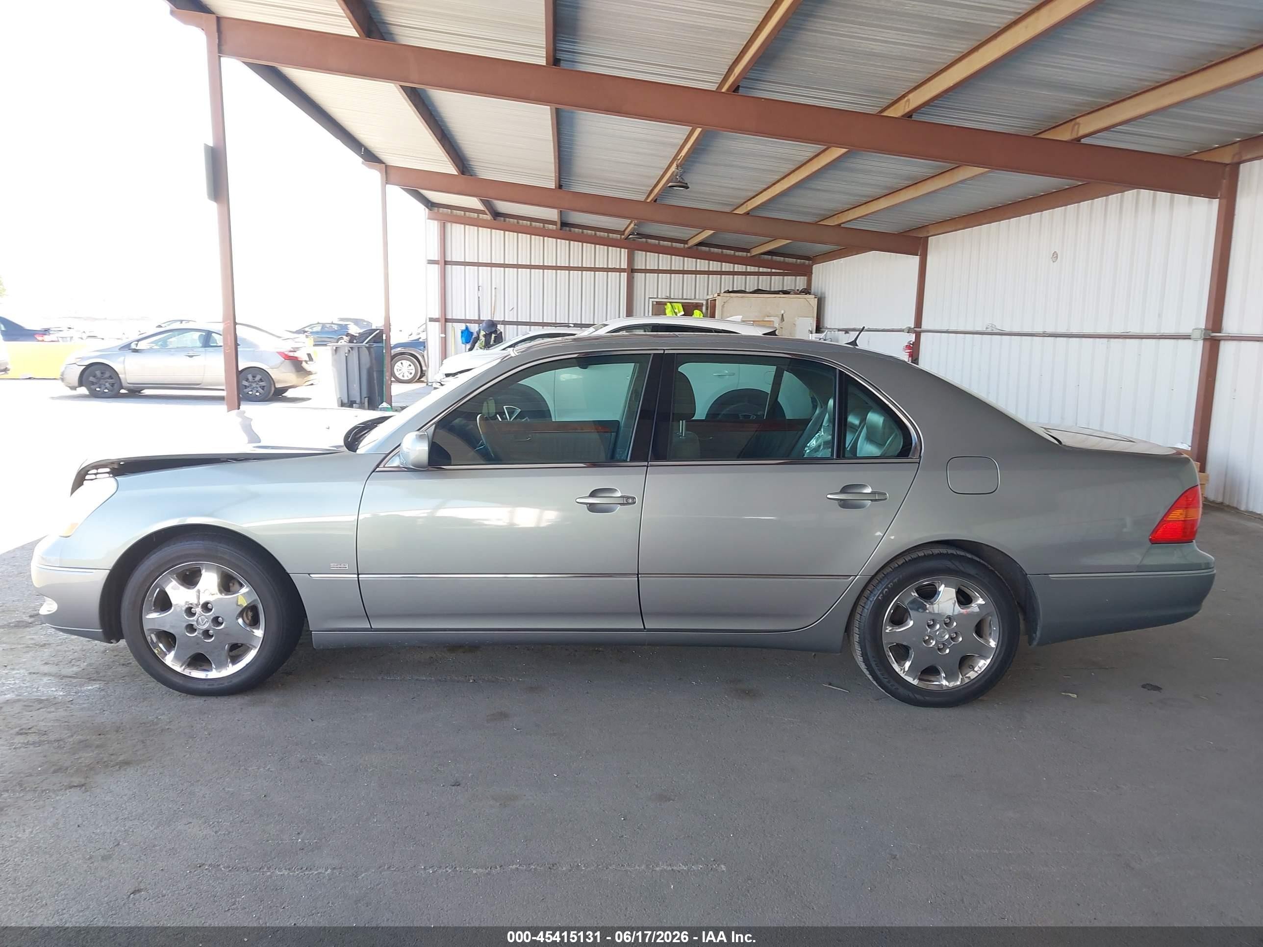 2001 Lexus Ls 430   Silver vin: JTHBN30F910003544