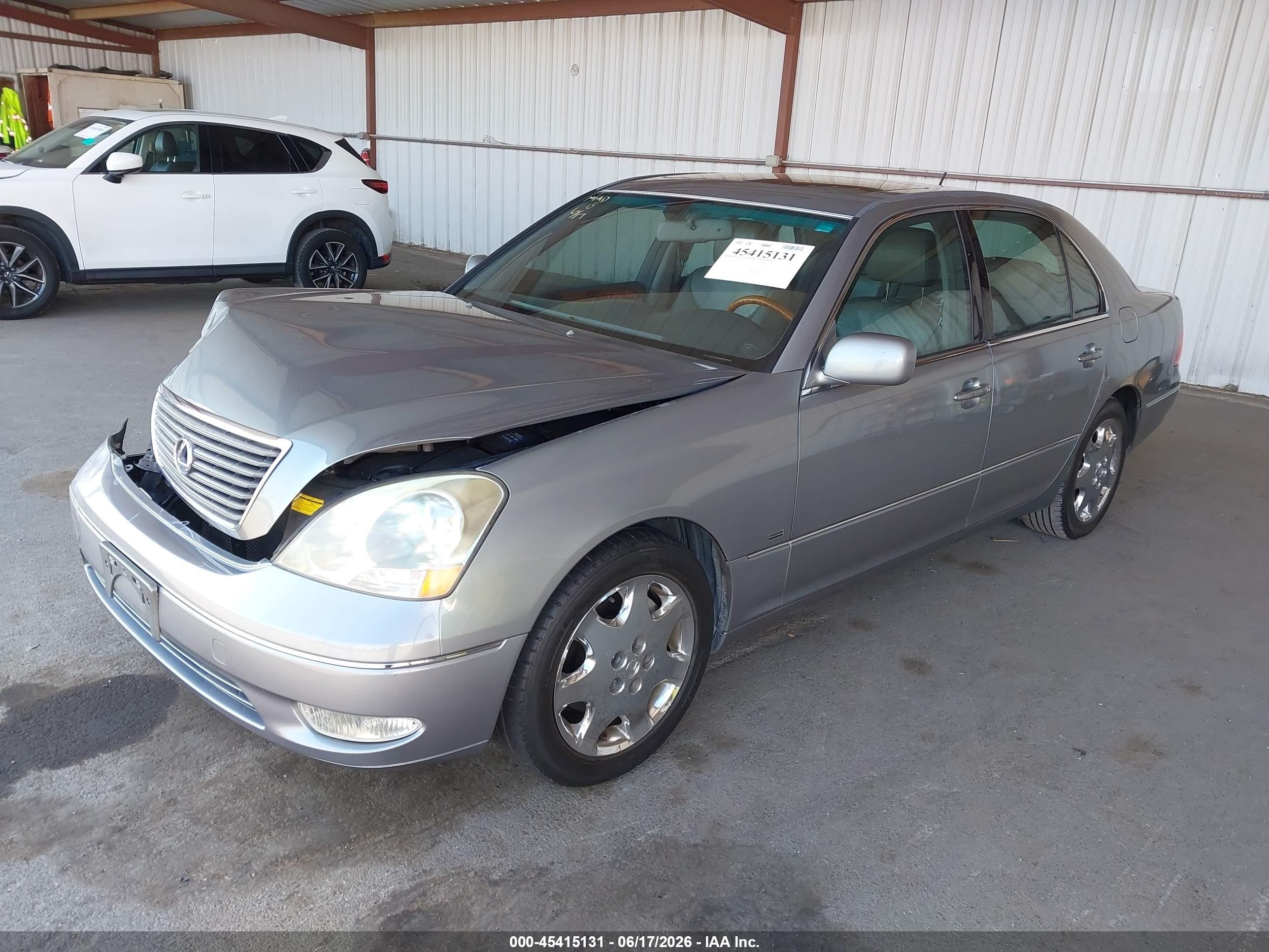 2001 Lexus Ls 430   Silver vin: JTHBN30F910003544