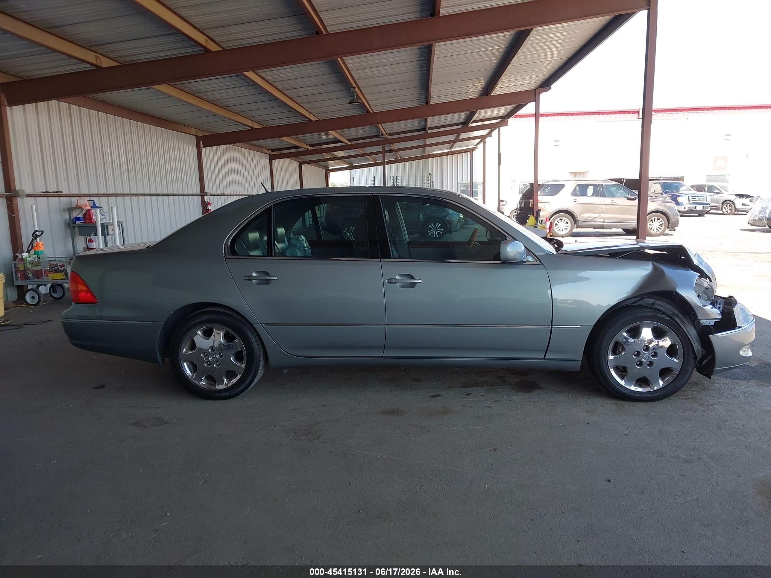 2001 Lexus Ls 430   Silver vin: JTHBN30F910003544