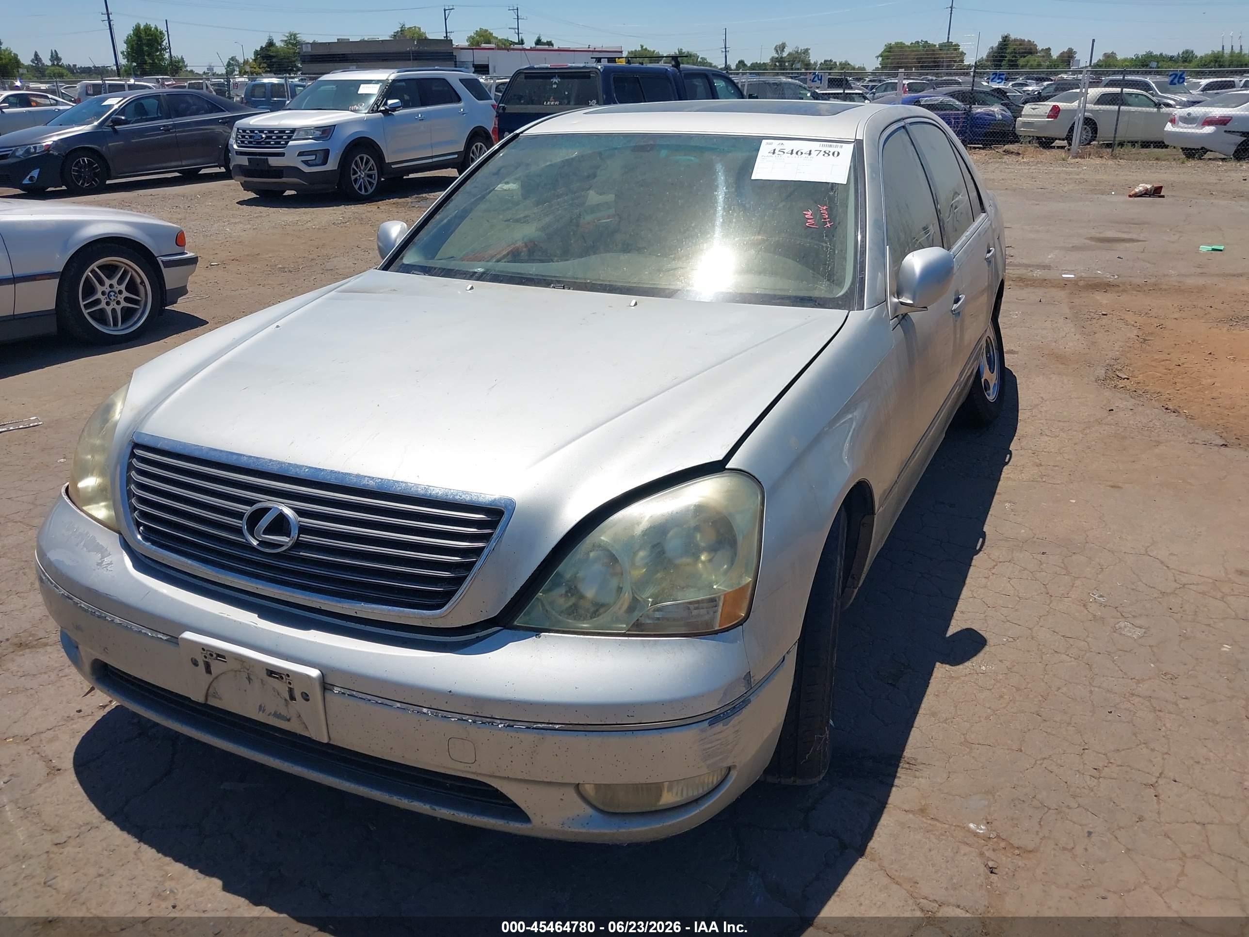 2001 Lexus Ls 430 Серебряный vin: JTHBN30F910019596