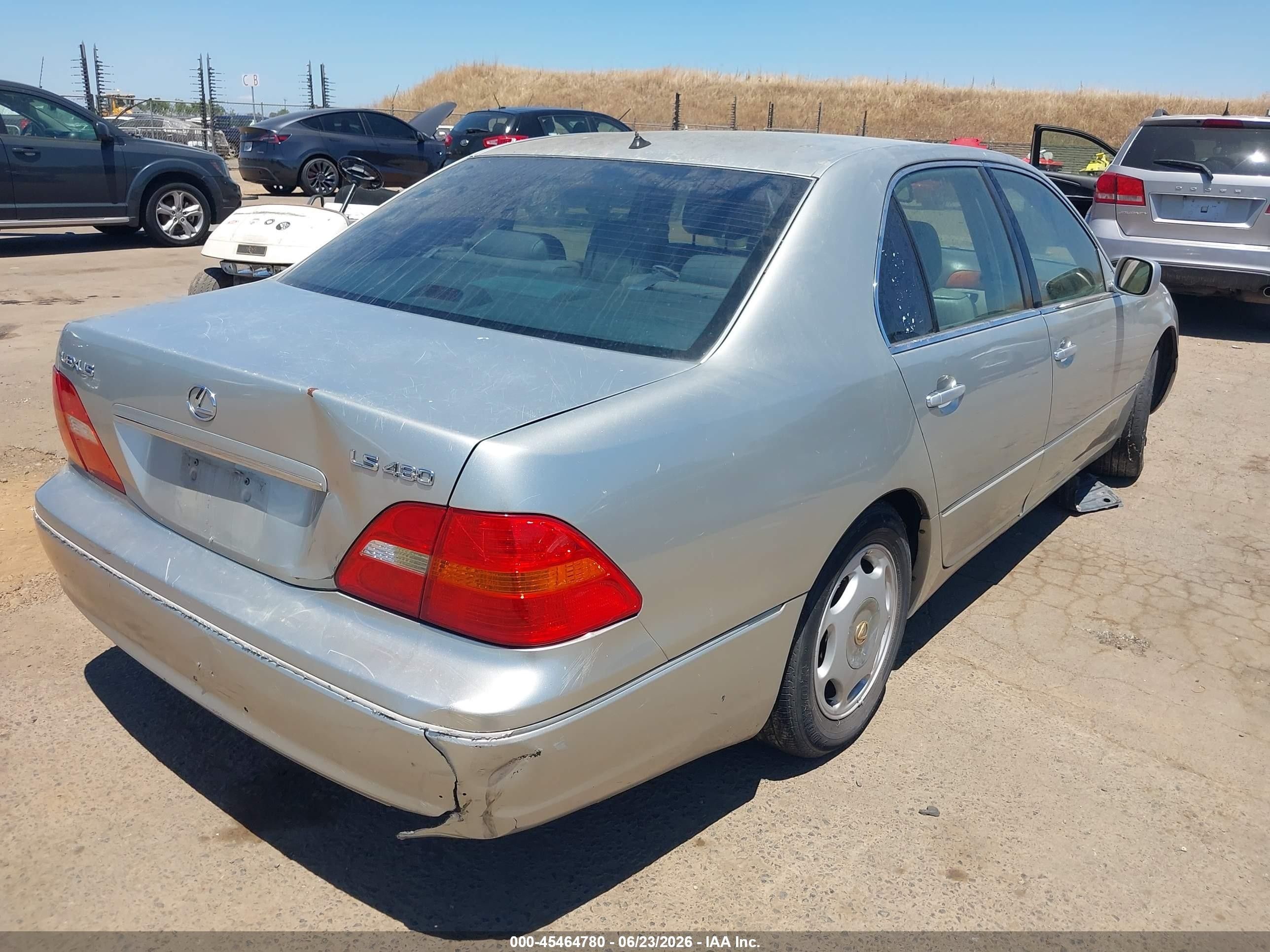 2001 Lexus Ls 430 Серебряный vin: JTHBN30F910019596