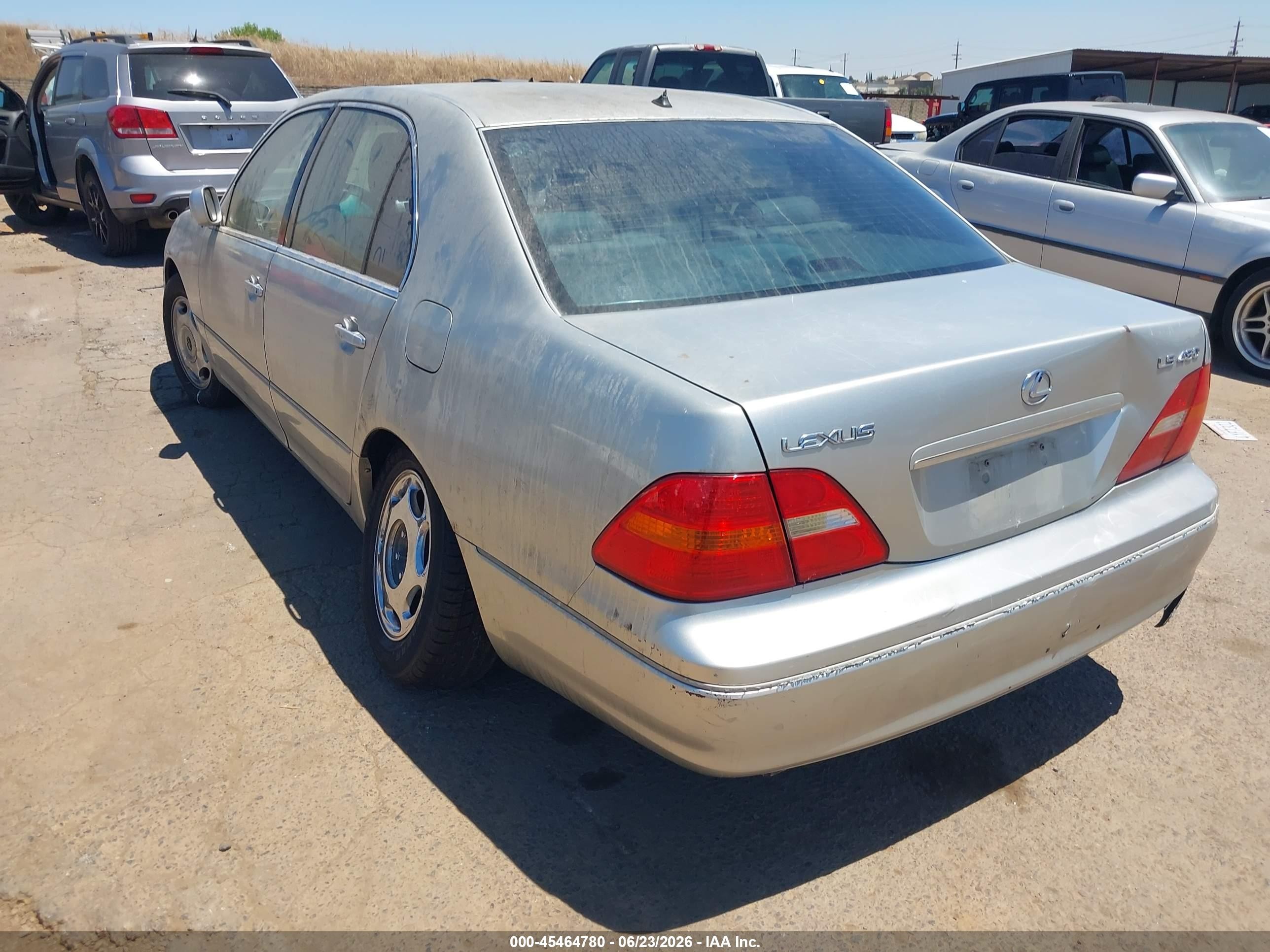 2001 Lexus Ls 430 Серебряный vin: JTHBN30F910019596