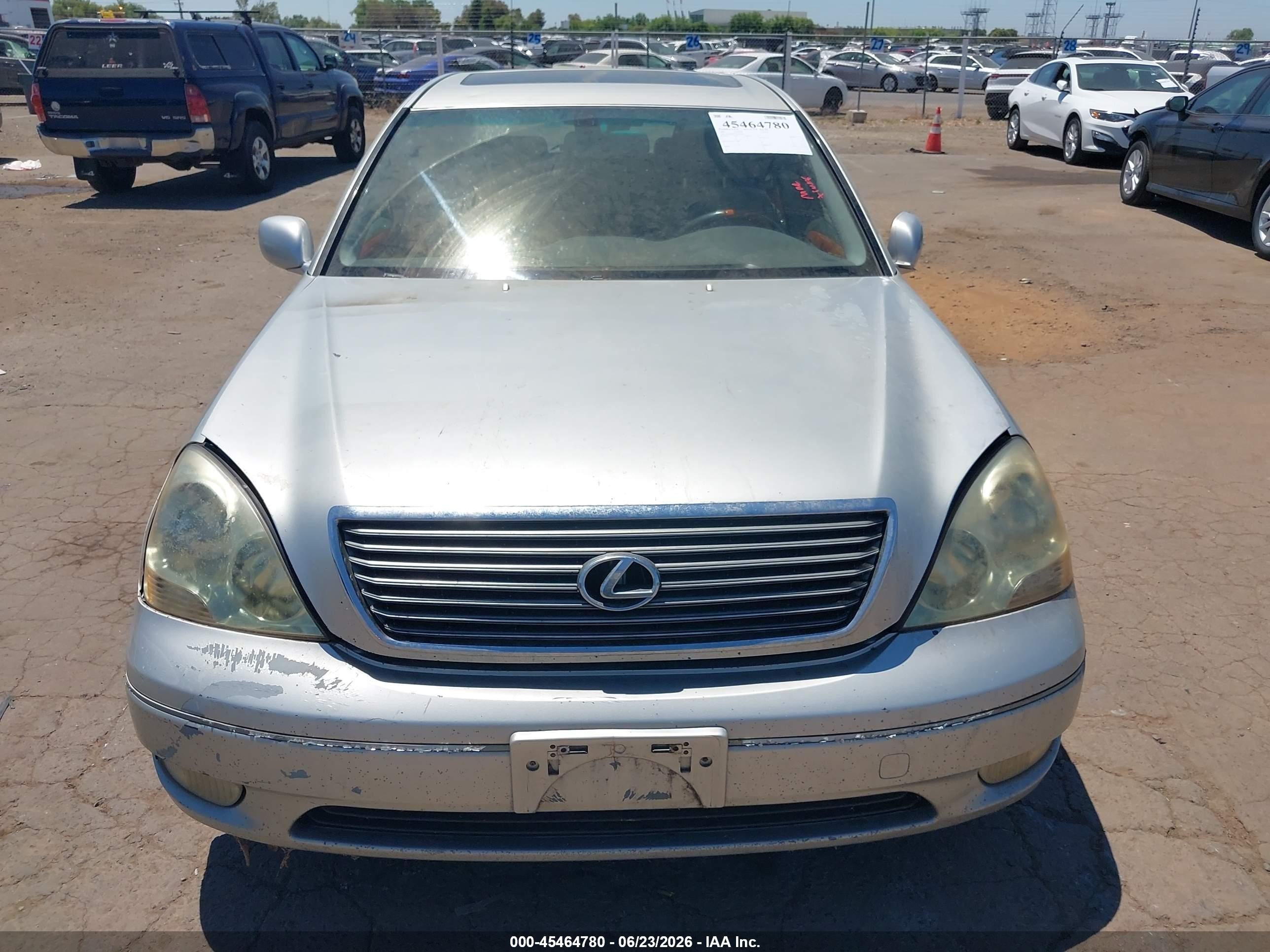 2001 Lexus Ls 430 Серебряный vin: JTHBN30F910019596