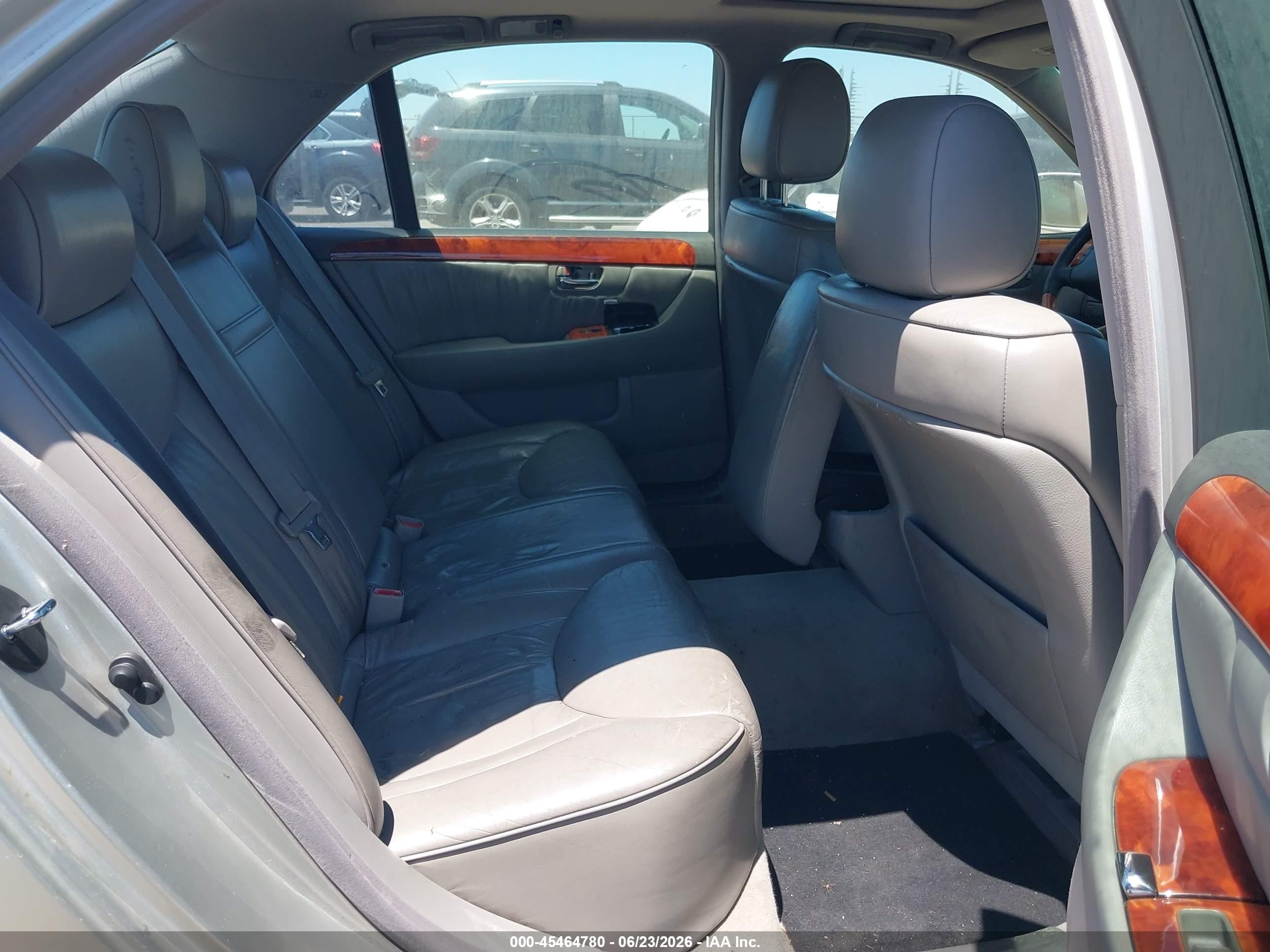 2001 Lexus Ls 430 Серебряный vin: JTHBN30F910019596