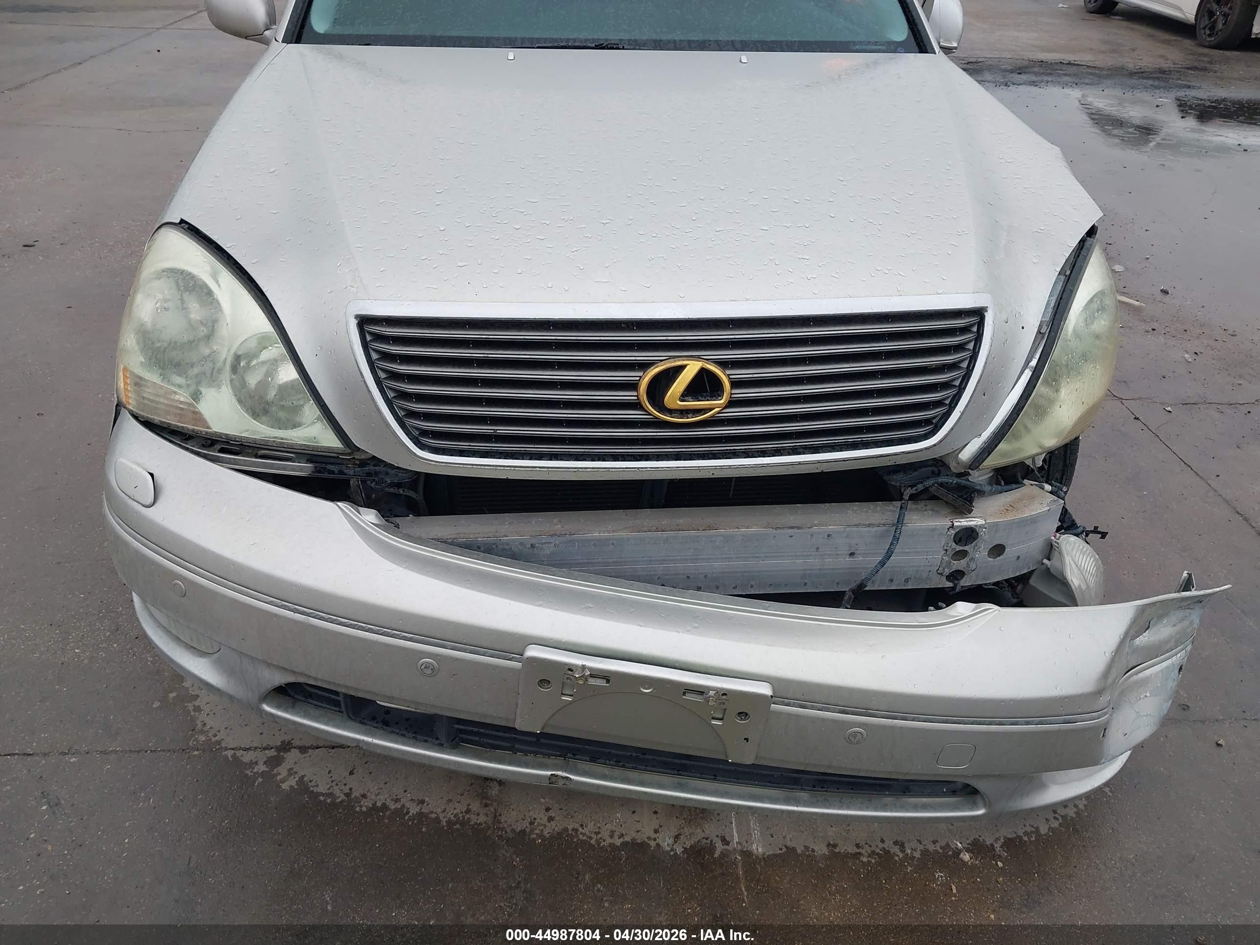 2001 Lexus Ls 430   Silver vin: JTHBN30F910027696
