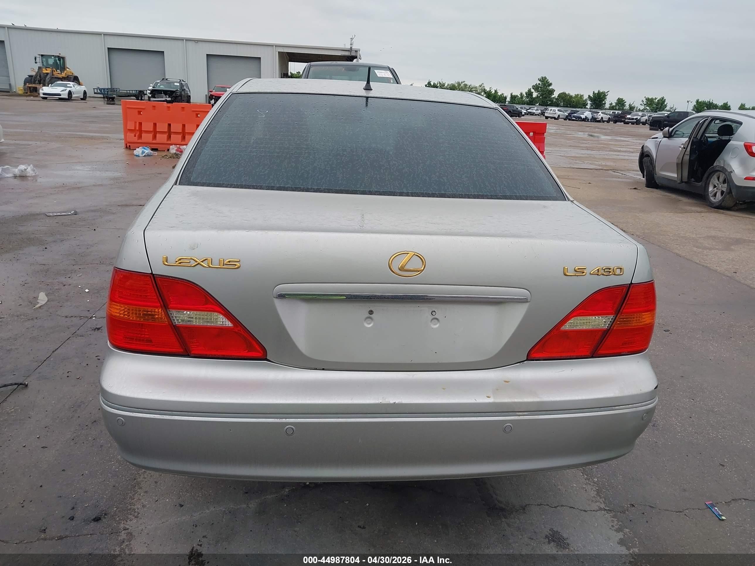 2001 Lexus Ls 430   Silver vin: JTHBN30F910027696