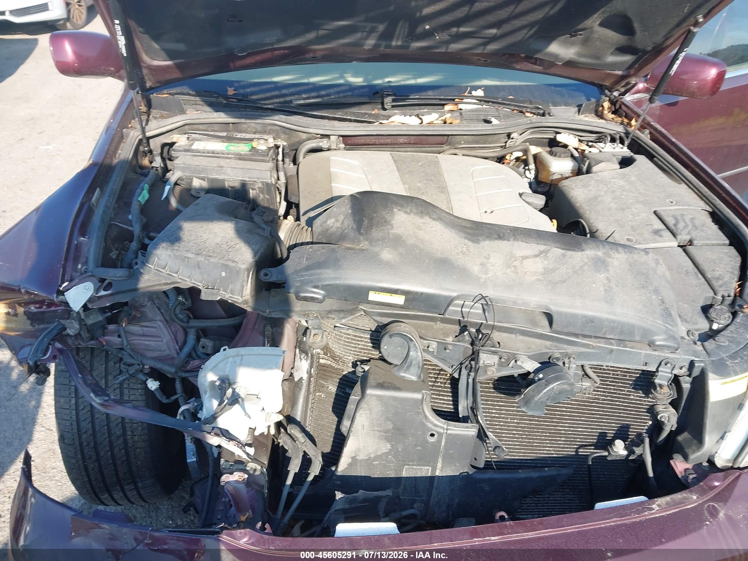 2001 Lexus Ls 430   Maroon vin: JTHBN30F910037175