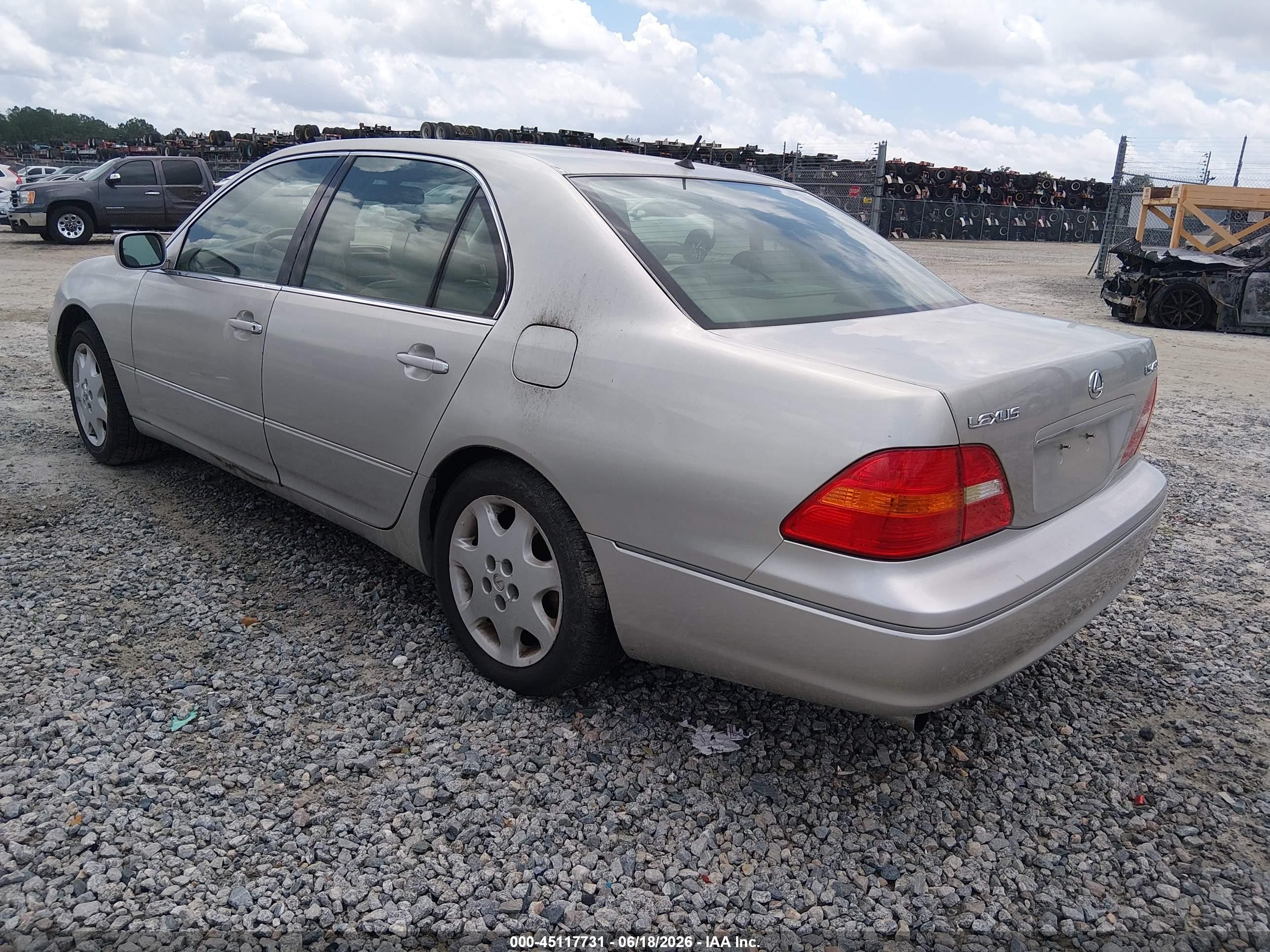 2001 Lexus Ls 430   Beige vin: JTHBN30F910045874