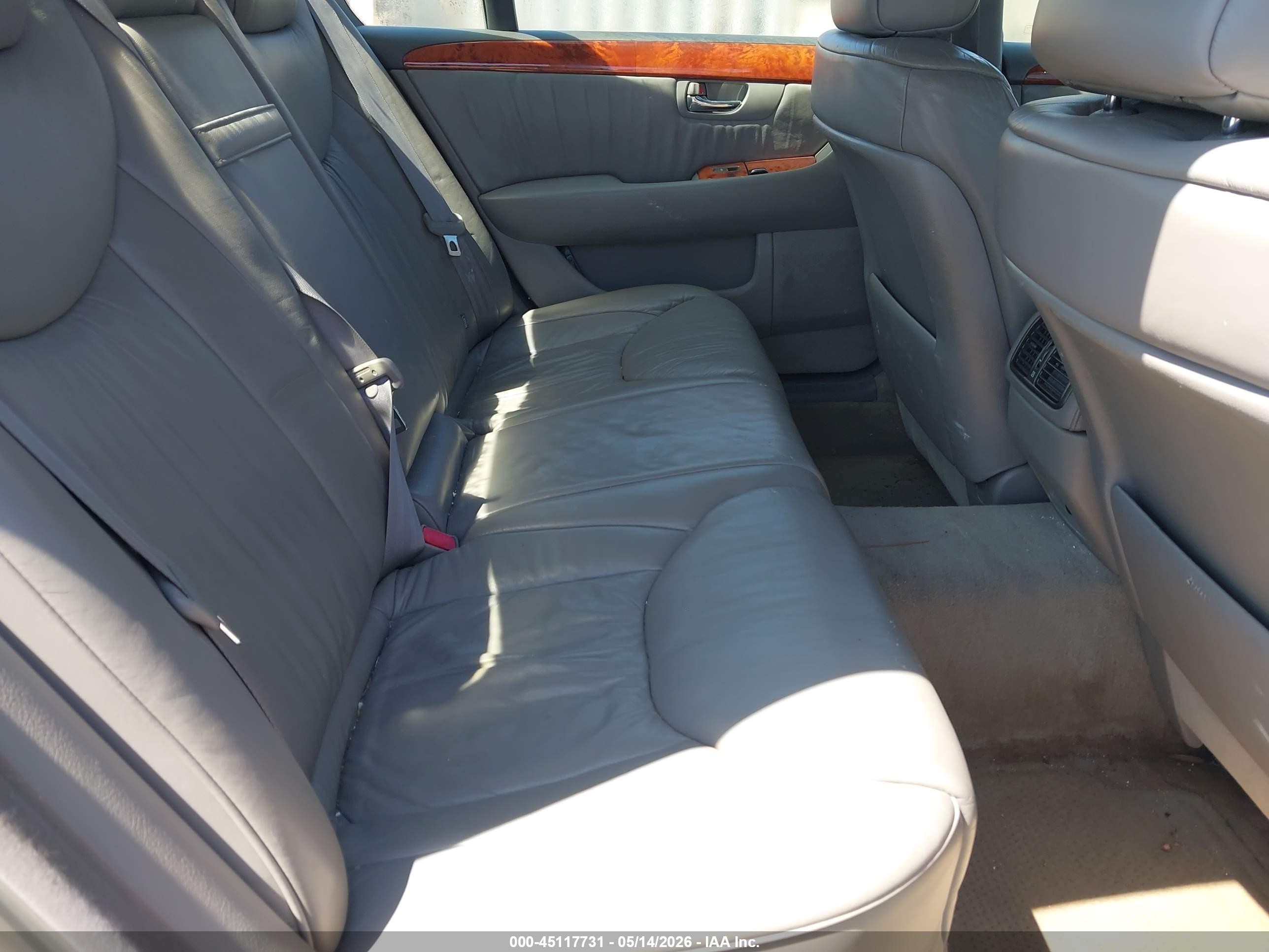 2001 Lexus Ls 430   Beige vin: JTHBN30F910045874