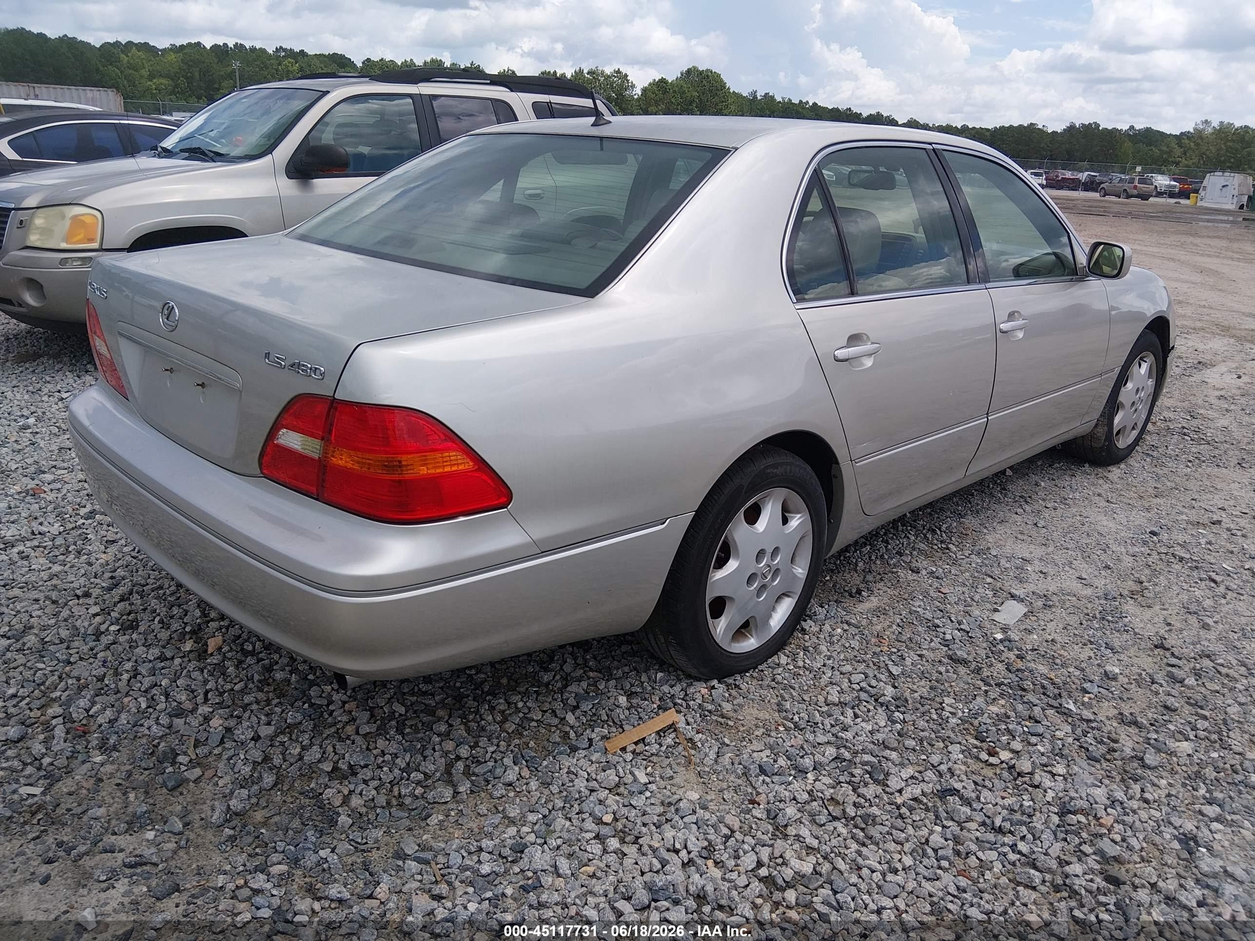 2001 Lexus Ls 430   Beige vin: JTHBN30F910045874