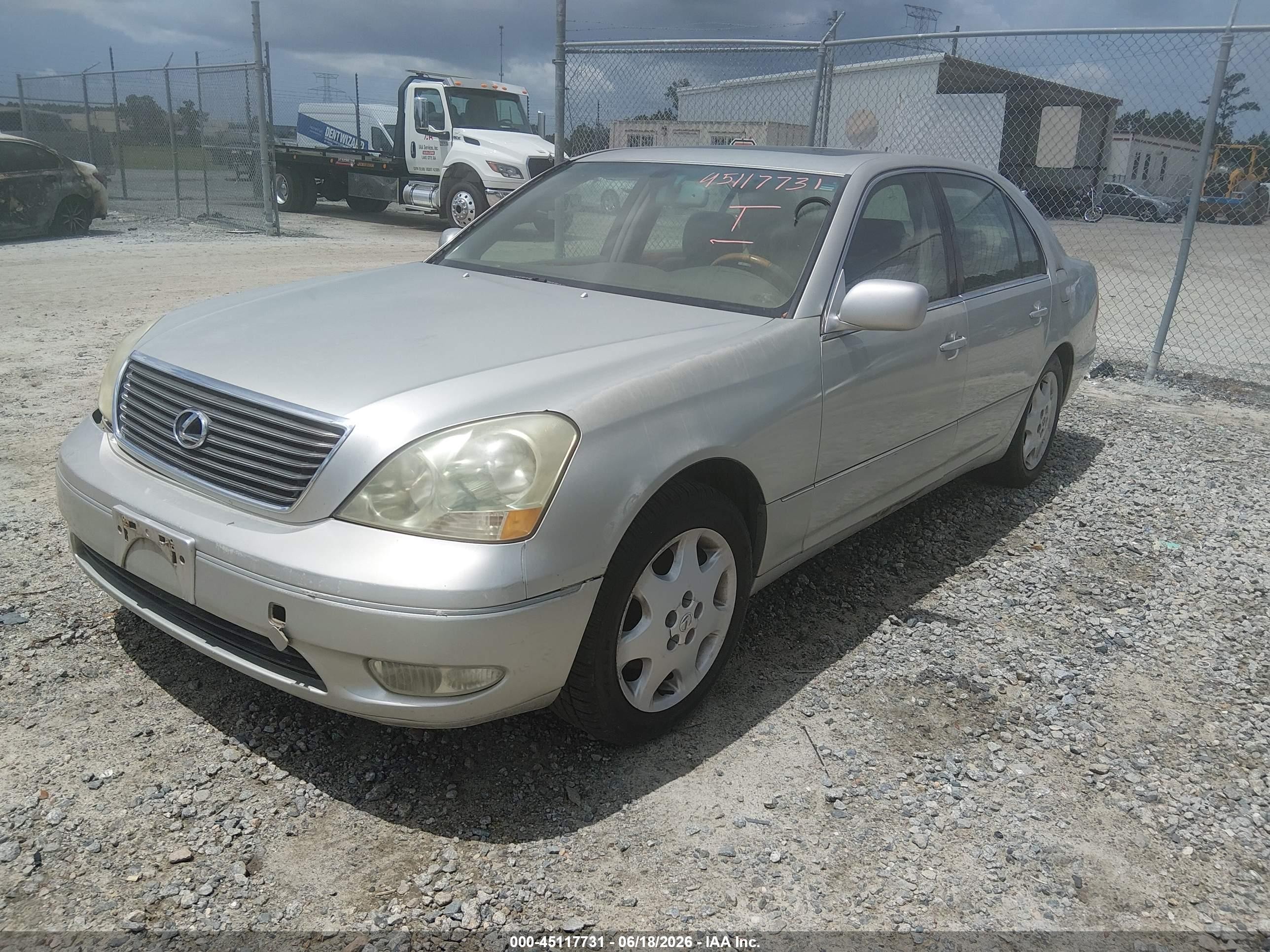 2001 Lexus Ls 430   Beige vin: JTHBN30F910045874