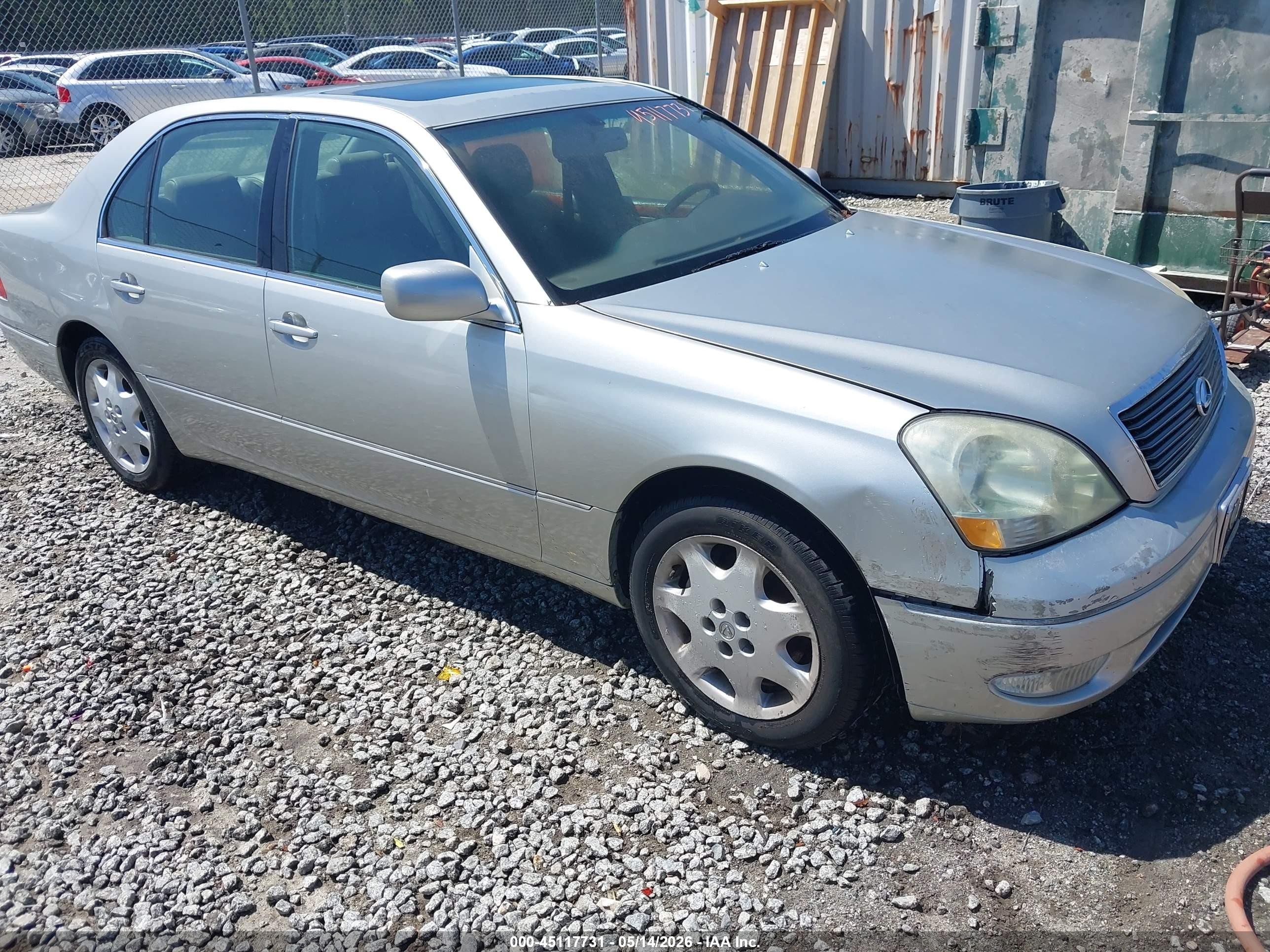 2001 Lexus Ls 430   Beige vin: JTHBN30F910045874
