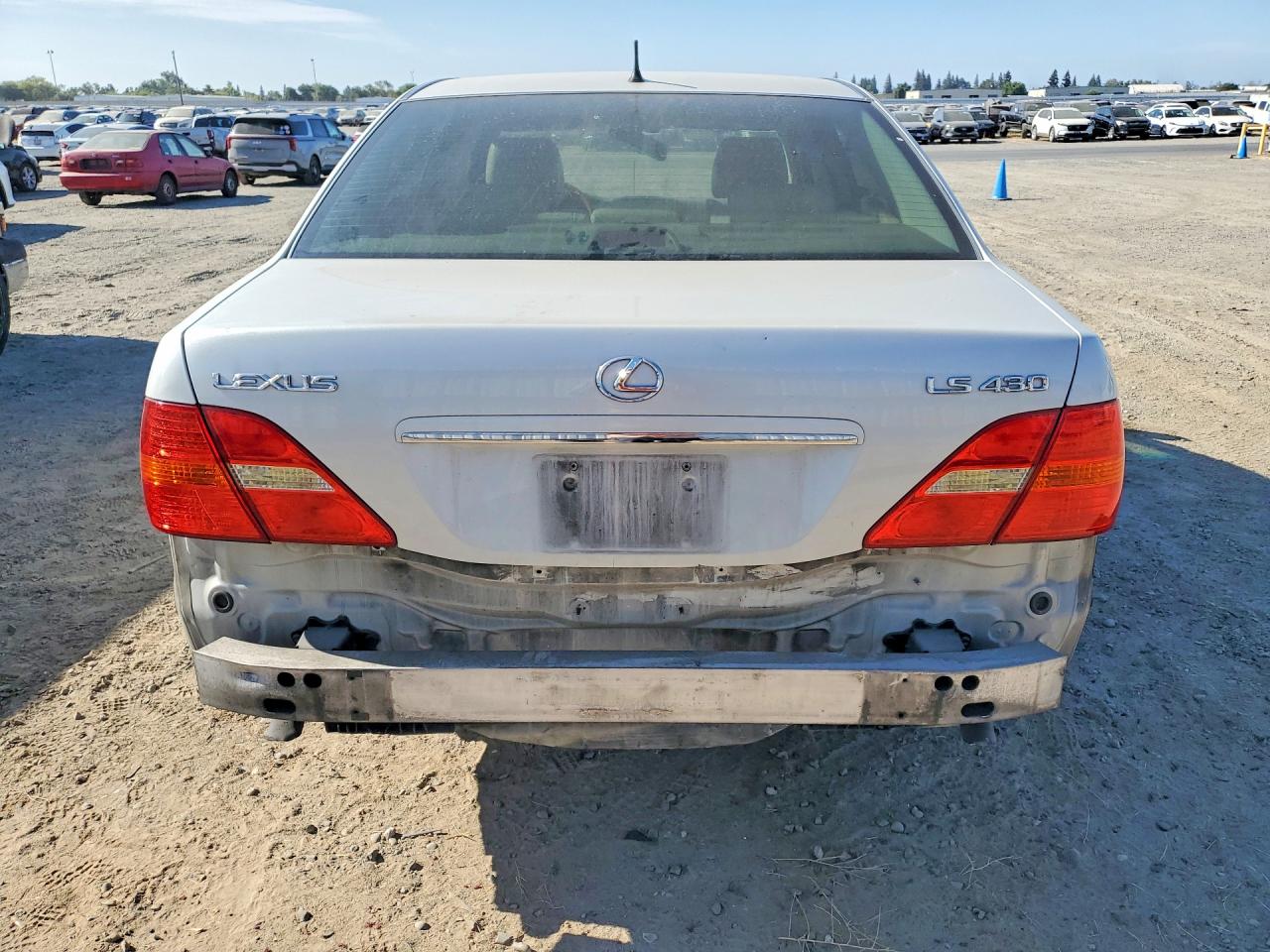 2002 Lexus Ls 430 White vin: JTHBN30F920053247