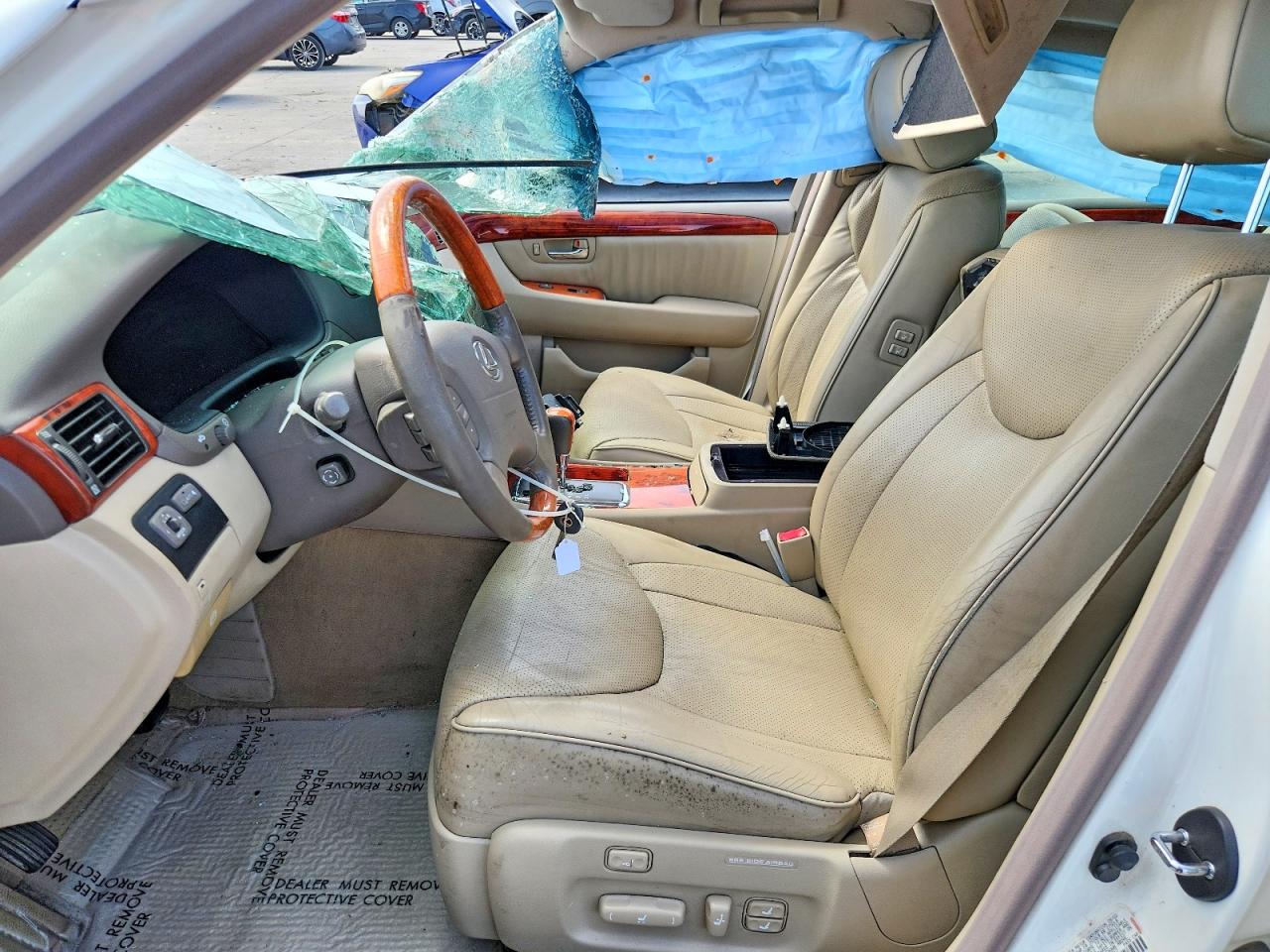 2003 Lexus Ls 430 White vin: JTHBN30F930093717