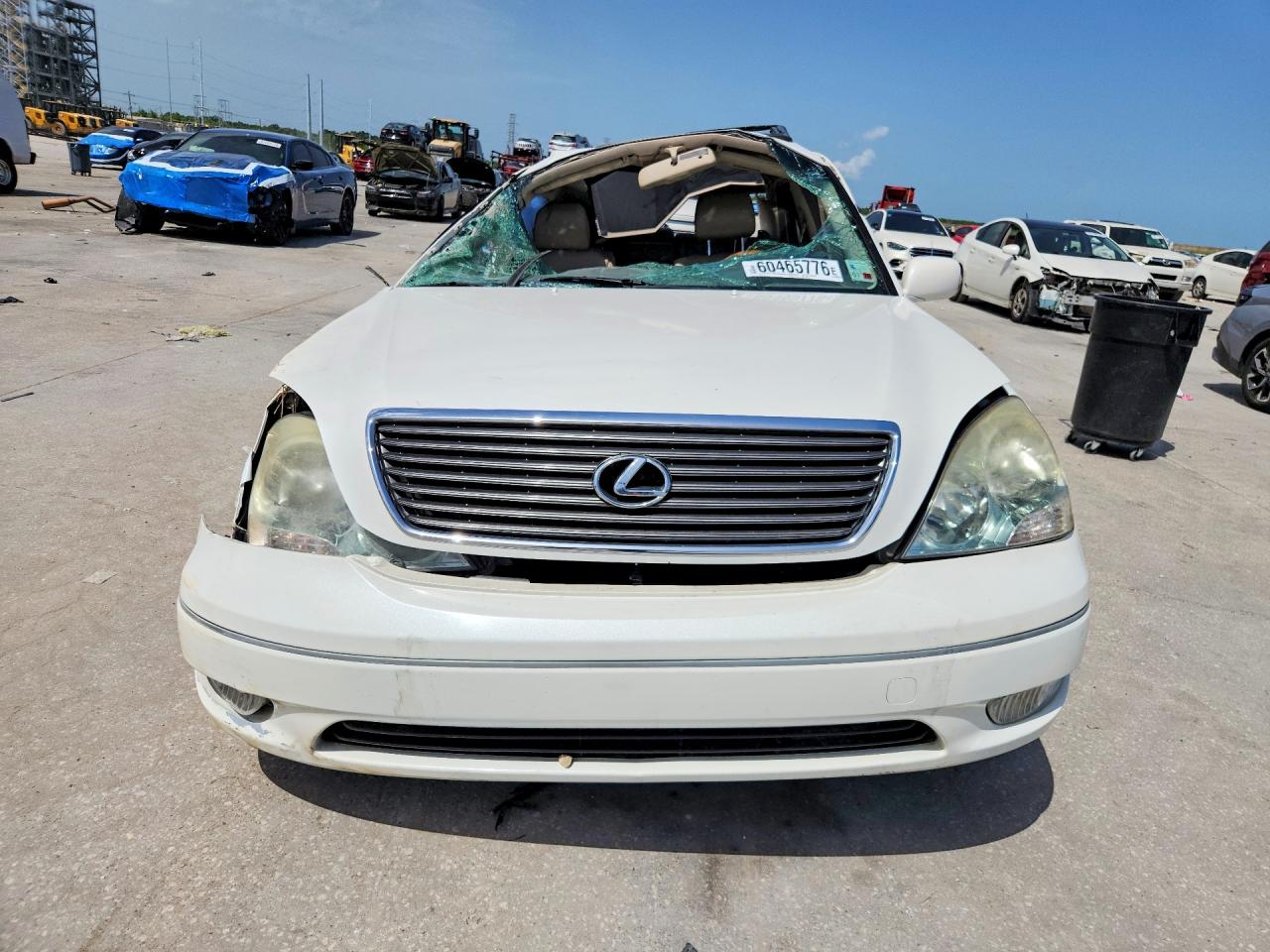 2003 Lexus Ls 430 White vin: JTHBN30F930093717