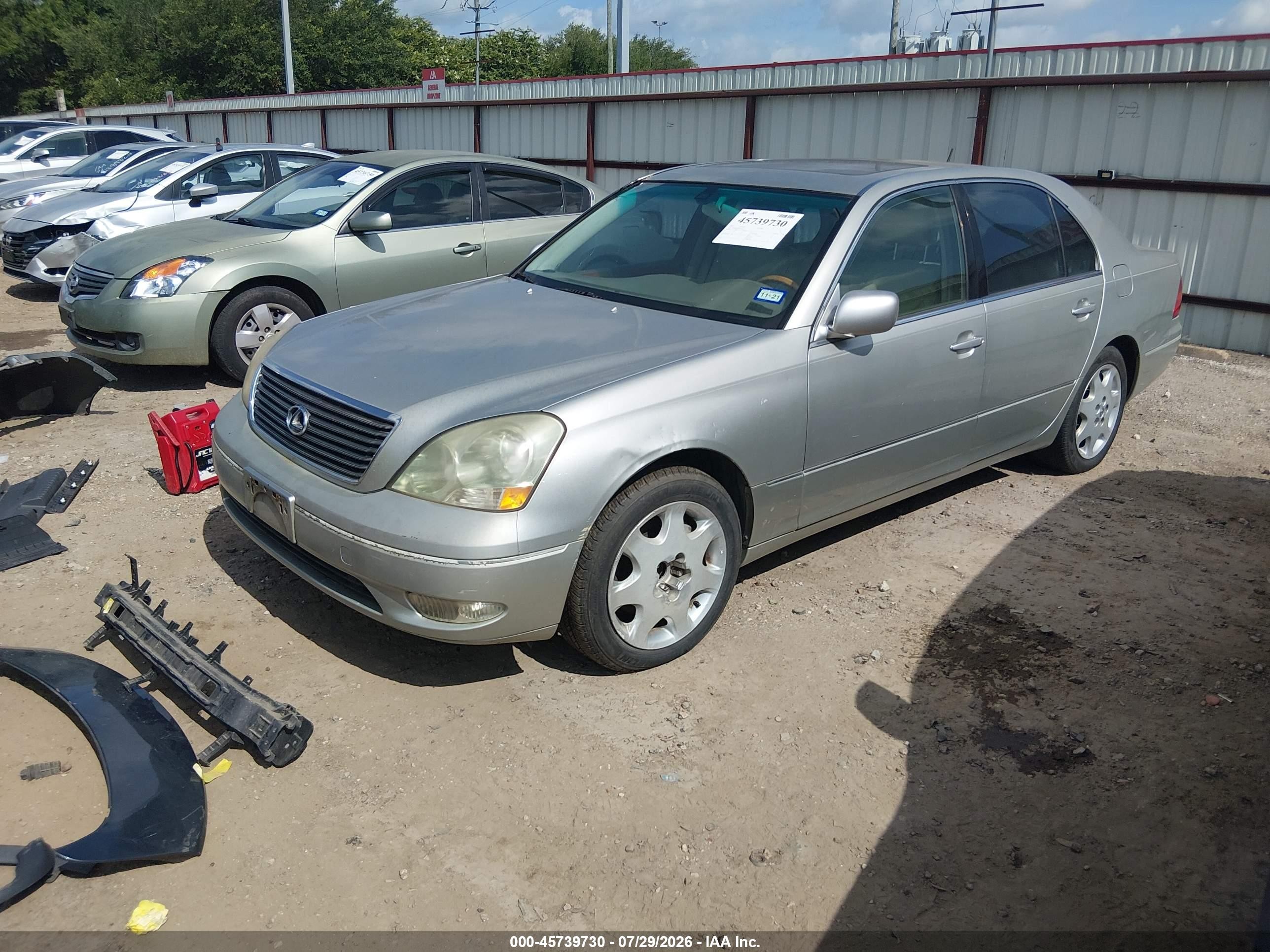 2003 Lexus Ls 430   Silver vin: JTHBN30F930097007