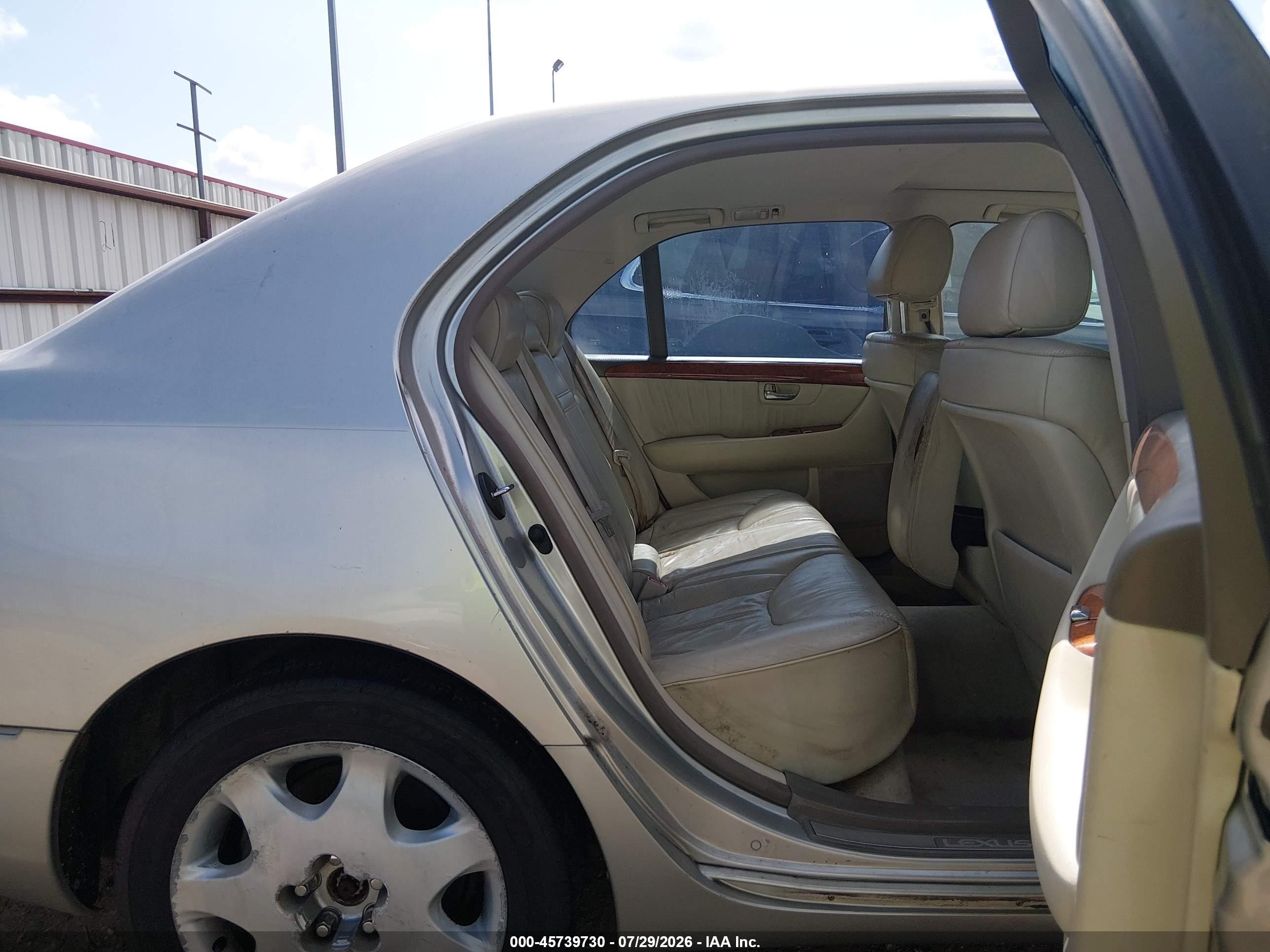 2003 Lexus Ls 430   Silver vin: JTHBN30F930097007