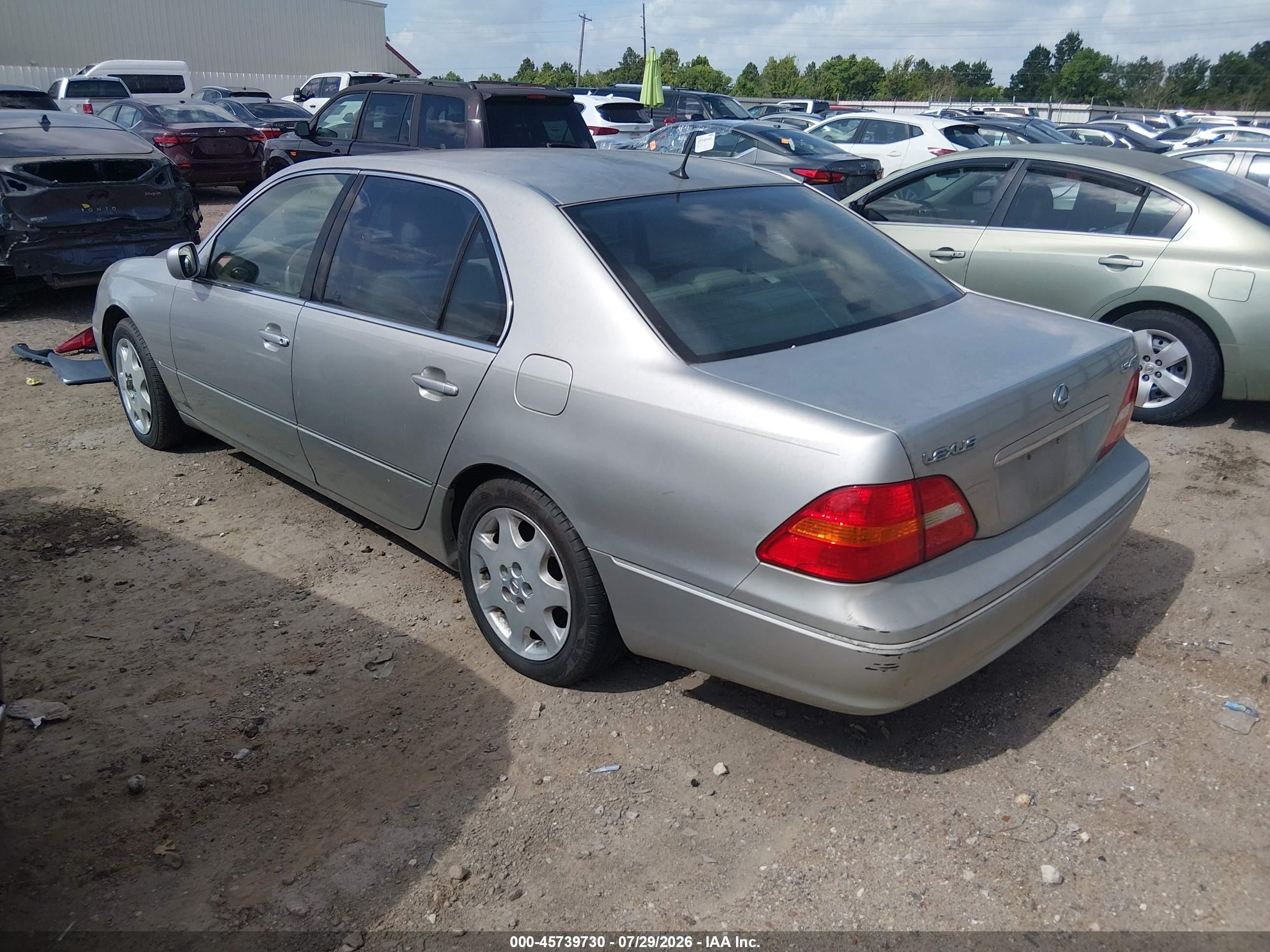 2003 Lexus Ls 430   Silver vin: JTHBN30F930097007
